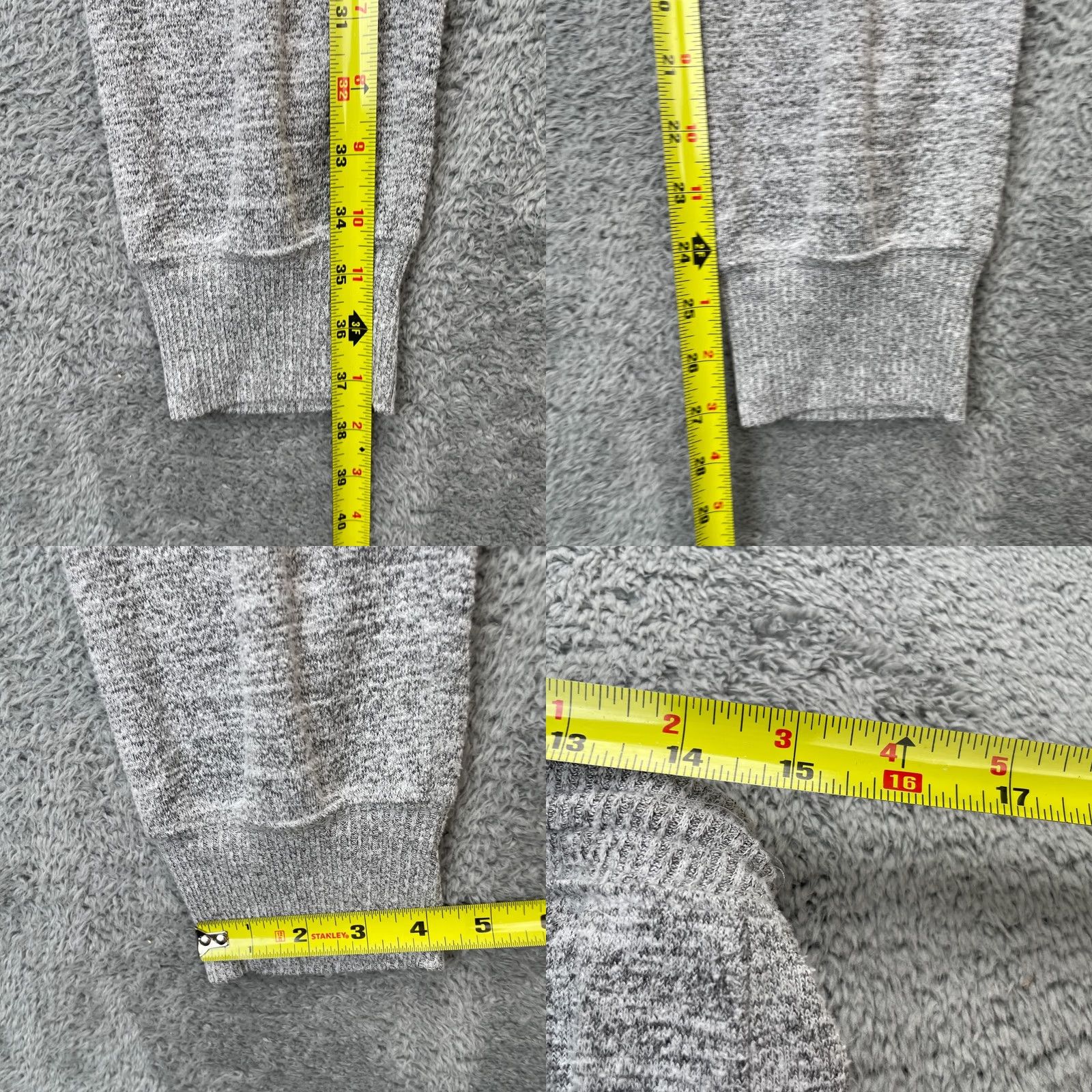 Gap Gap Sweatpants Women's Medium Gray Heathered French Terry Tapered Leg Drawstring Casual Activewear Pants Size 32" / US 10 / IT 46 - 8 Thumbnail