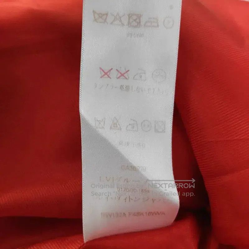 Louis Vuitton Louis Vuitton Red Wool Summer Skirt . Size 28" / US 6 / IT 42 - 4 Thumbnail