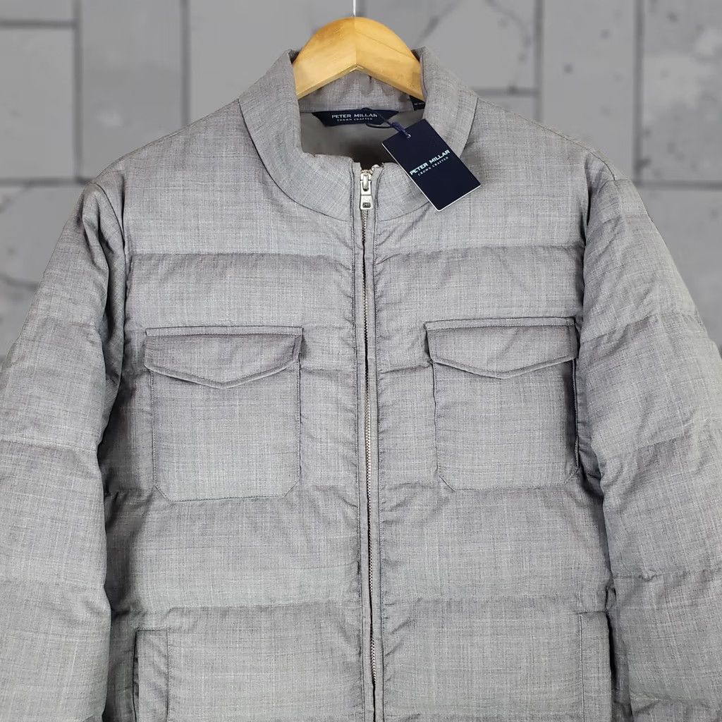 Peter Millar Peter Millar Jacket Mens M Gray NEW Wool Bomber Insulated Crown Crafted Size US M / EU 48-50 / 2 - 1 Thumbnail