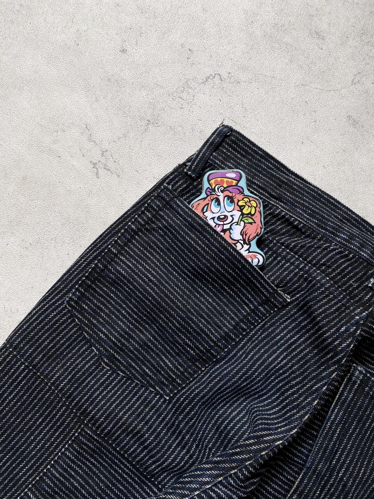 Japanese Brand Ruppert The Difference Patchwork Hickory Denim Bootcut Size US 32 / EU 48 - 11 Thumbnail
