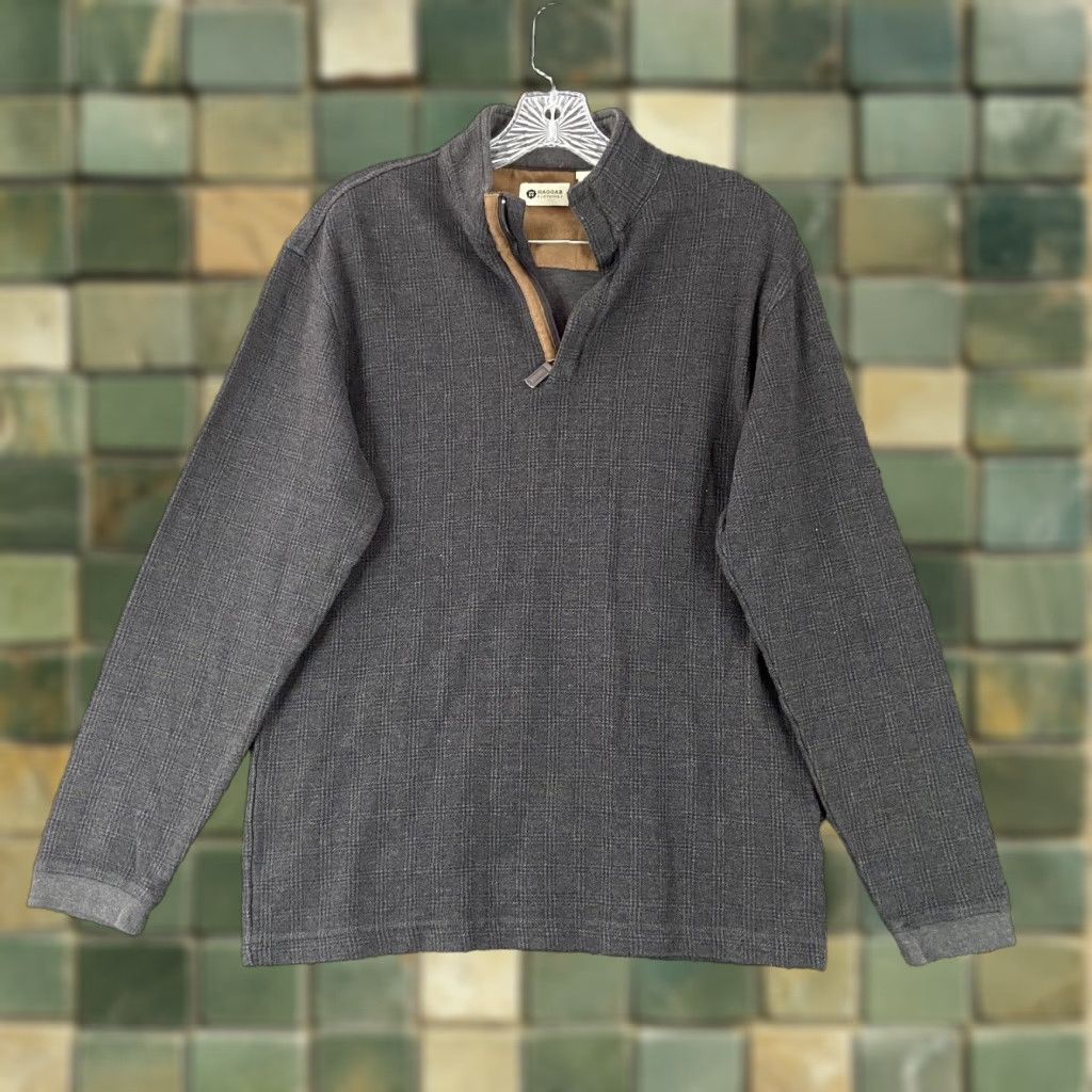 Haggar VINTAGE Haggar Men Quarter Zip Pullover Sweatshirt Sweatshirt Gray S Long Sleeve Mens Small Crewneck? Size US S / EU 44-46 / 1 - 1 Thumbnail