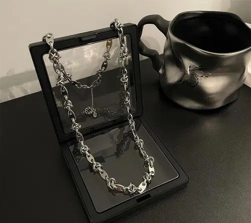 Jewelry 614Silver Chain Necklace Size ONE SIZE - 5 Thumbnail