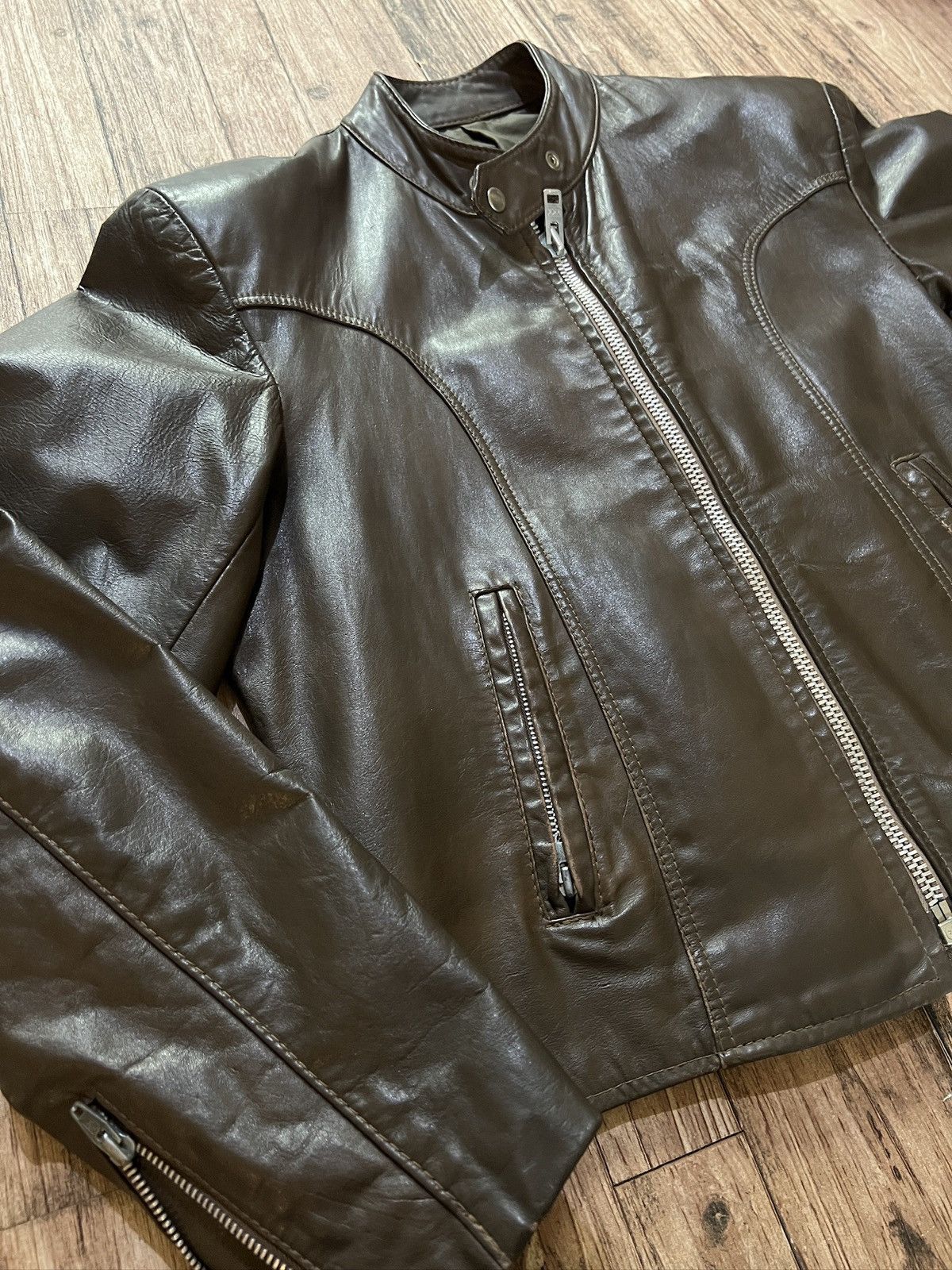 Bristol Studios × Schott × Vintage Bristol Cafe Racer Leather Jacket Size US L / EU 52-54 / 3 - 3 Thumbnail