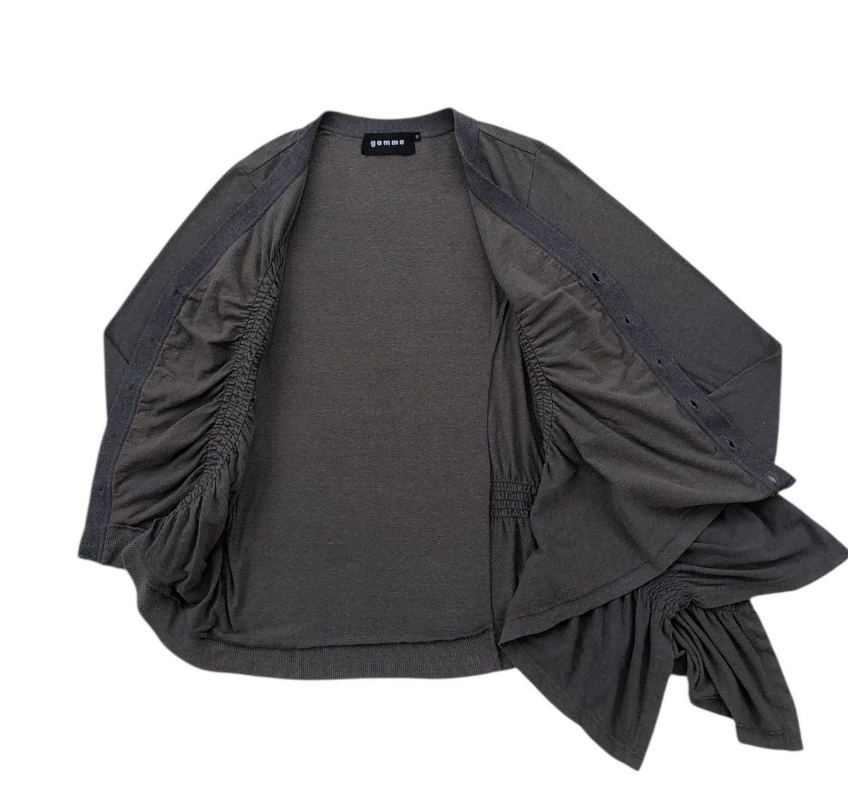 Yohji Yamamoto Gomme By Yohji Yamamoto Japan Maki Hiroshige Cardigan Top Size M / US 6-8 / IT 42-44 - 10 Thumbnail
