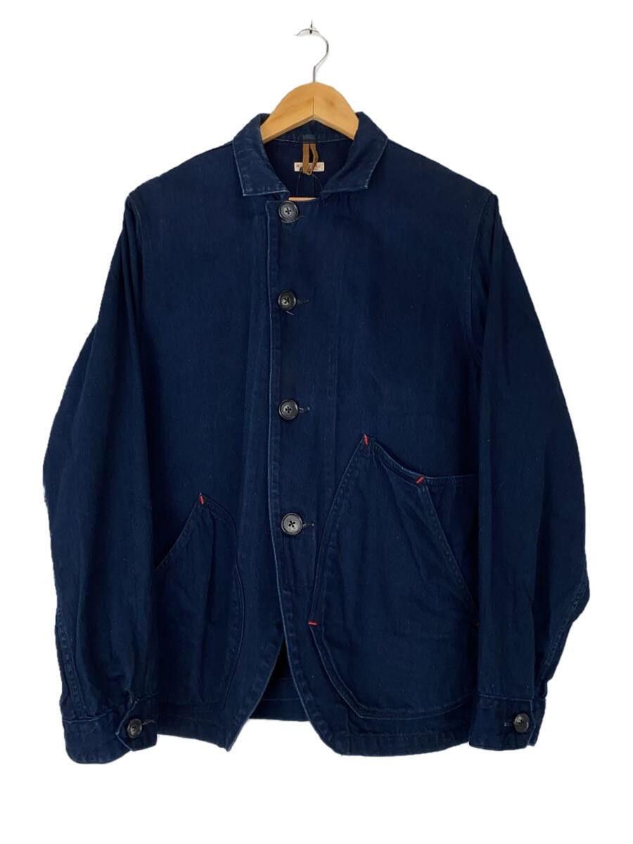 image of Kapital Red Stitch Denim Jacket in Blue, Men's (Size Medium)
