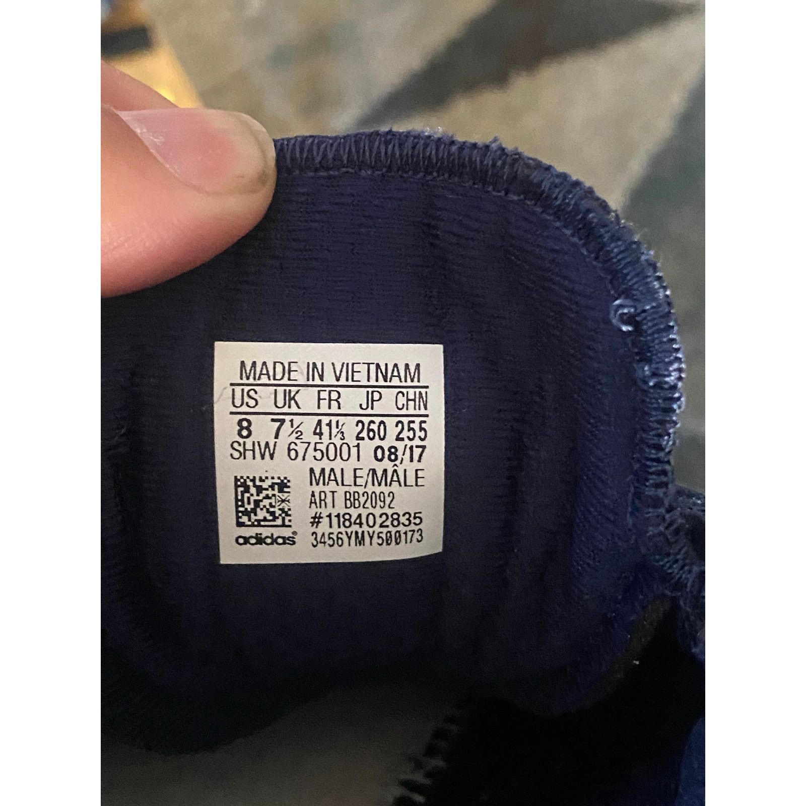 Adidas Adidas Iniki Boost 'Collegiate Navy' m8 w9.5 Size US 8 / EU 41 - 7 Thumbnail