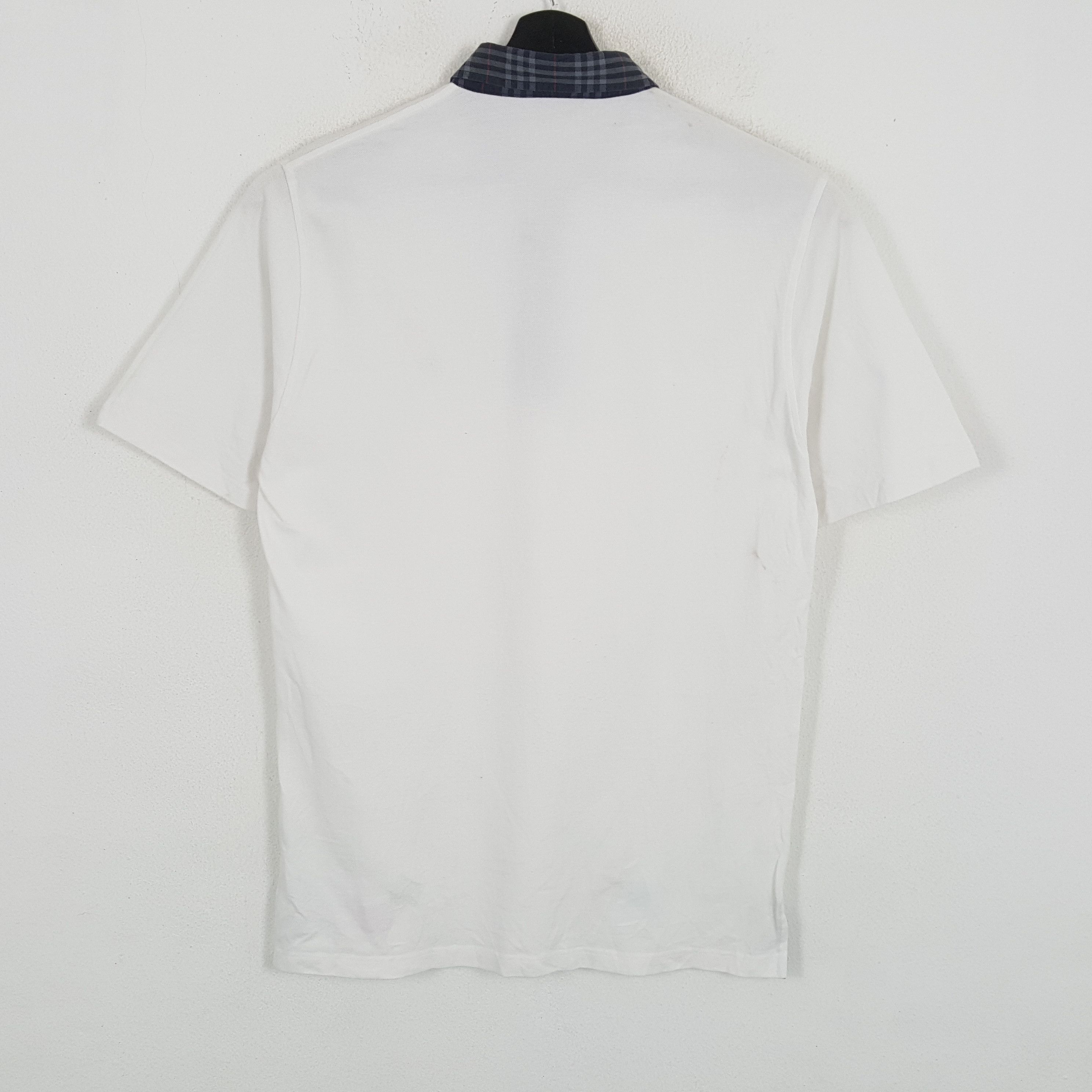 Burberry × Vintage BURBERRY LONDON Small Logo Design Casual Polos Size US M / EU 48-50 / 2 - 3 Thumbnail