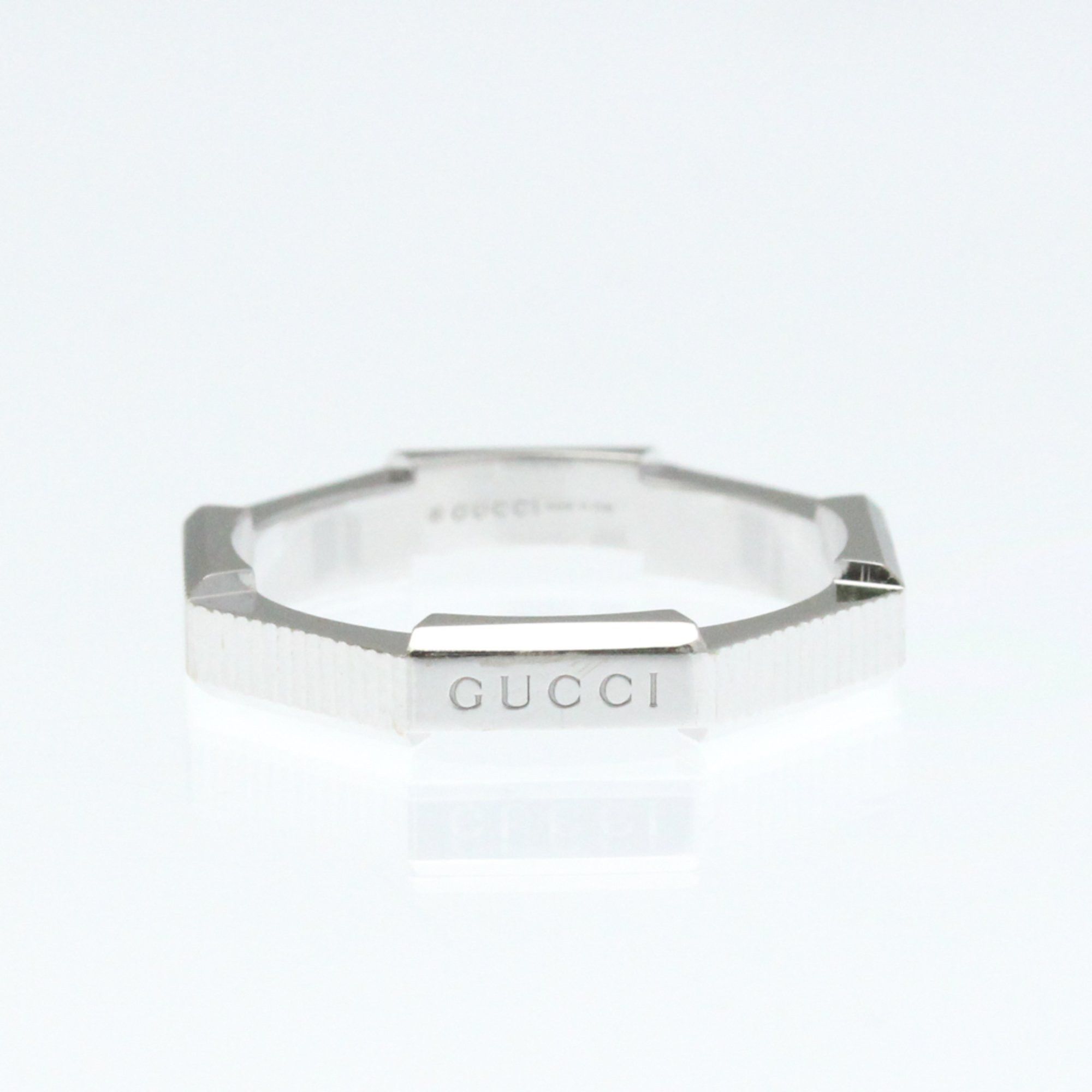 Gucci Link To Love Ring White Gold (18K) Fashion No Stone Band