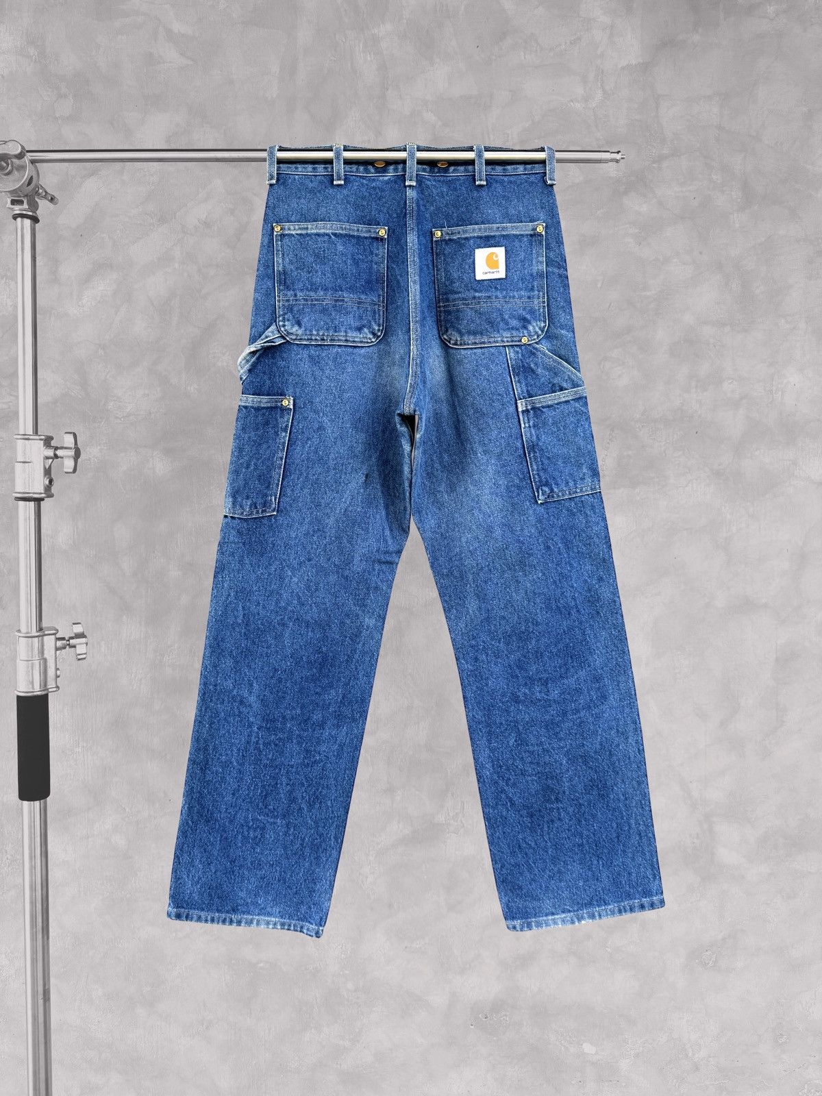 Carhartt Vintage Carhartt Double Knee Faded Blue Denim Jeans Pants Size US 30 / EU 46 - 2 Thumbnail