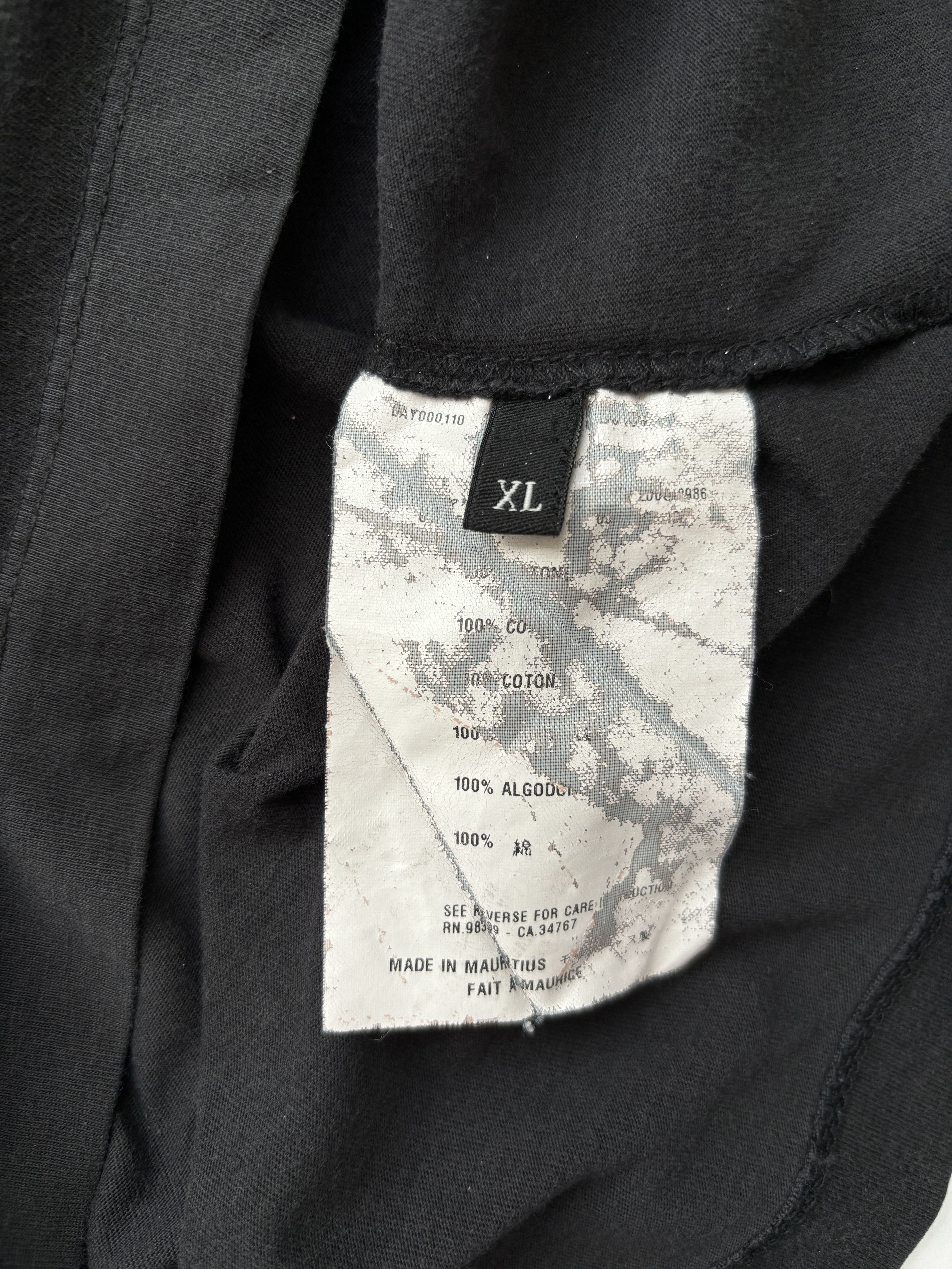 Prada ⚡️QUICK SALE⚡️Prada Washed-Out Black Short Sleeve T-Shirt Size US XL / EU 56 / 4 - 4 Thumbnail