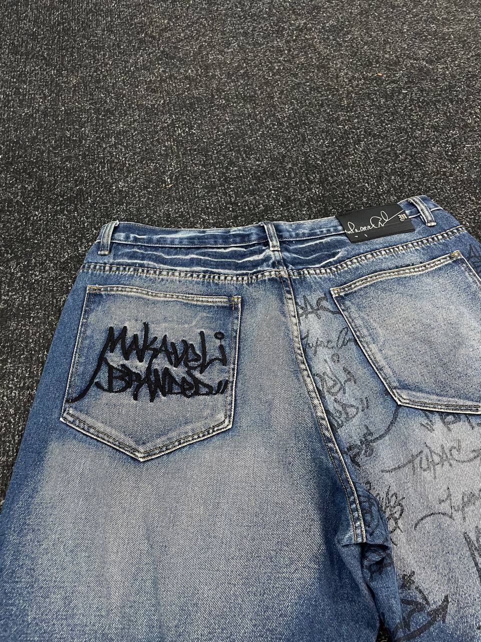 Hysteric Glamour × Le Grande Bleu (L.G.B.) × Makaveli Makavel HYSTERIC GLAMOUR BALENCIAGA STYLE FLARED PANTS BAGGY Size US 40 / EU 56 - 6 Thumbnail