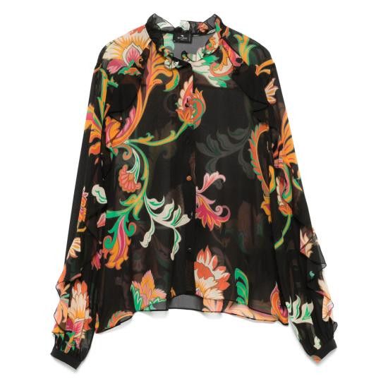Etro ETRO Women Blouses 99SA1H3 WRIA0065 X0814 BLACK Size M / US 6-8 / IT 42-44 - 1 Thumbnail