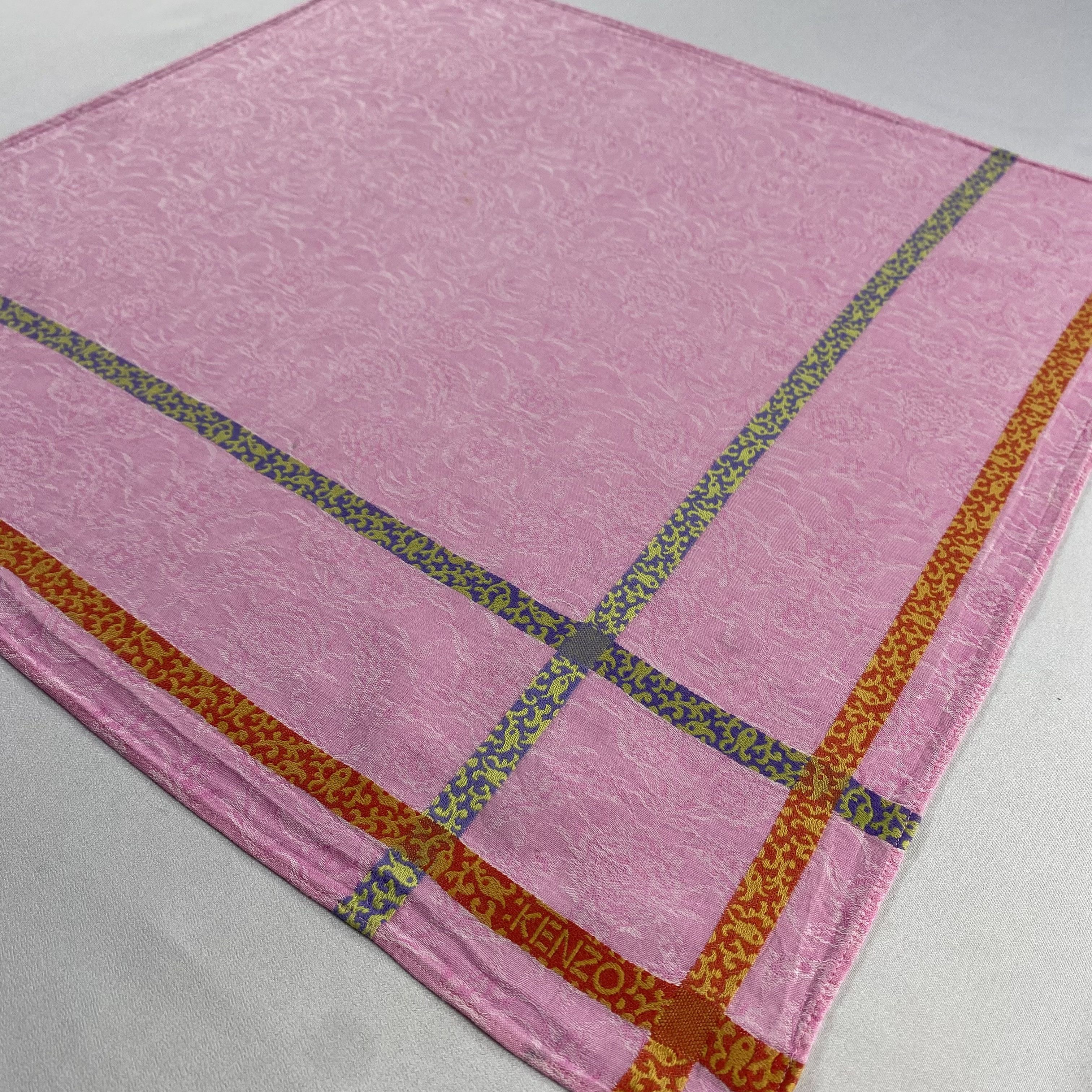 Kenzo × Vintage Kenzo Bandana/ Handkerchief / Neckerchief-P1729 Size ONE SIZE - 2 Thumbnail