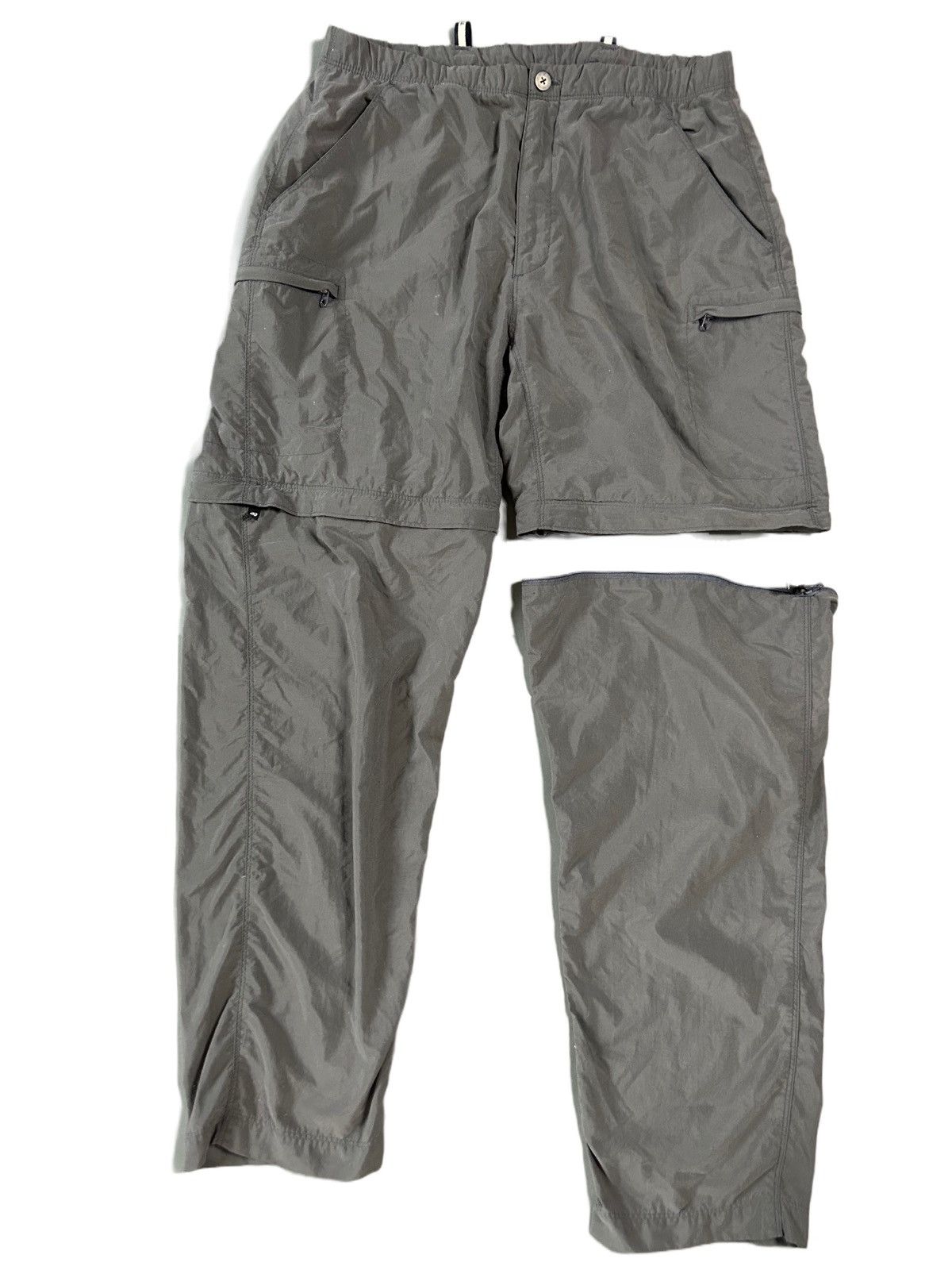 The North Face × Vintage The North Face vintage grey nylon track pants shorts TNF Size US 30 / EU 46 - 1 Thumbnail