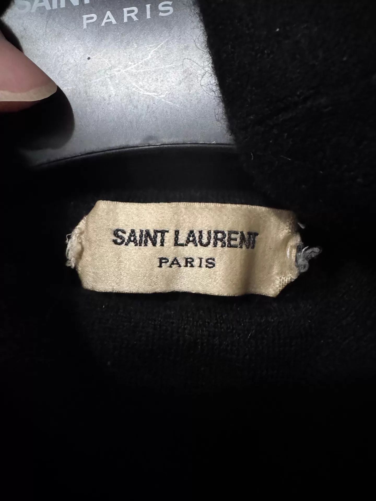 Saint Laurent Paris SLP 17FW Black Turtleneck Cashmere Skinny Sweater XS Size US XS / EU 42 / 0 - 7 Thumbnail