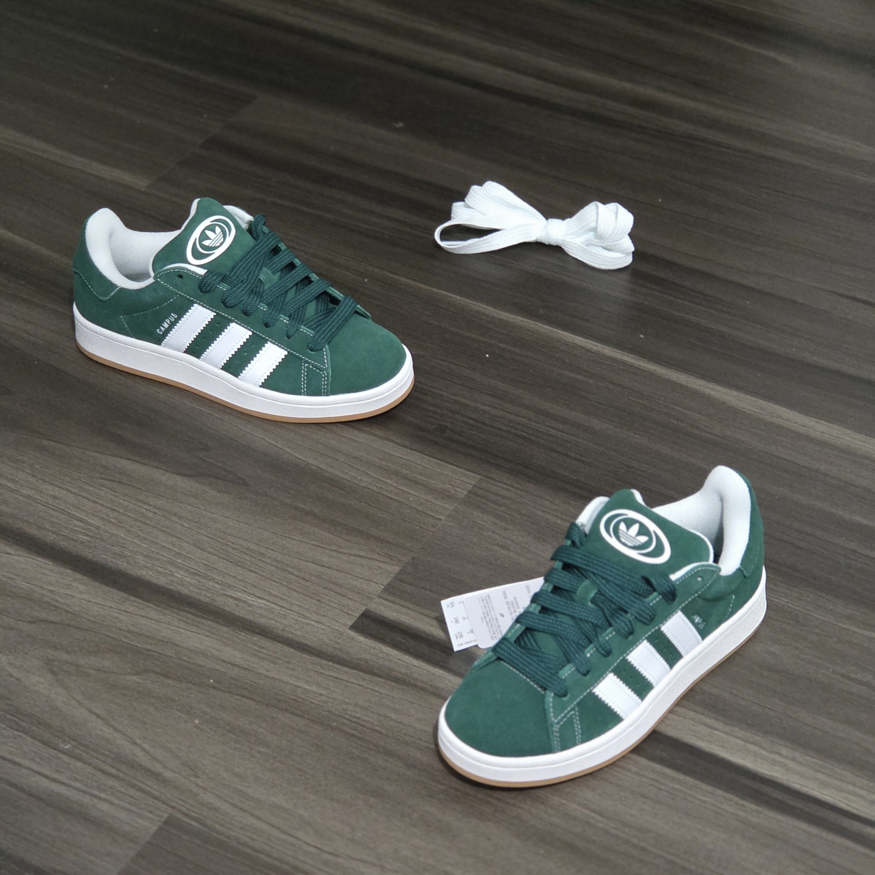 Adidas Adidas Campus 00s J IH7492 Dark Green White ,5.5 men 6.5 wmn Size US 5.5 / EU 38 - 6 Thumbnail