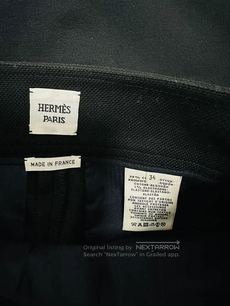 Hermes Hermes Black Pig Nose Chain Shorts Size 42" / US 20 - 7 Thumbnail