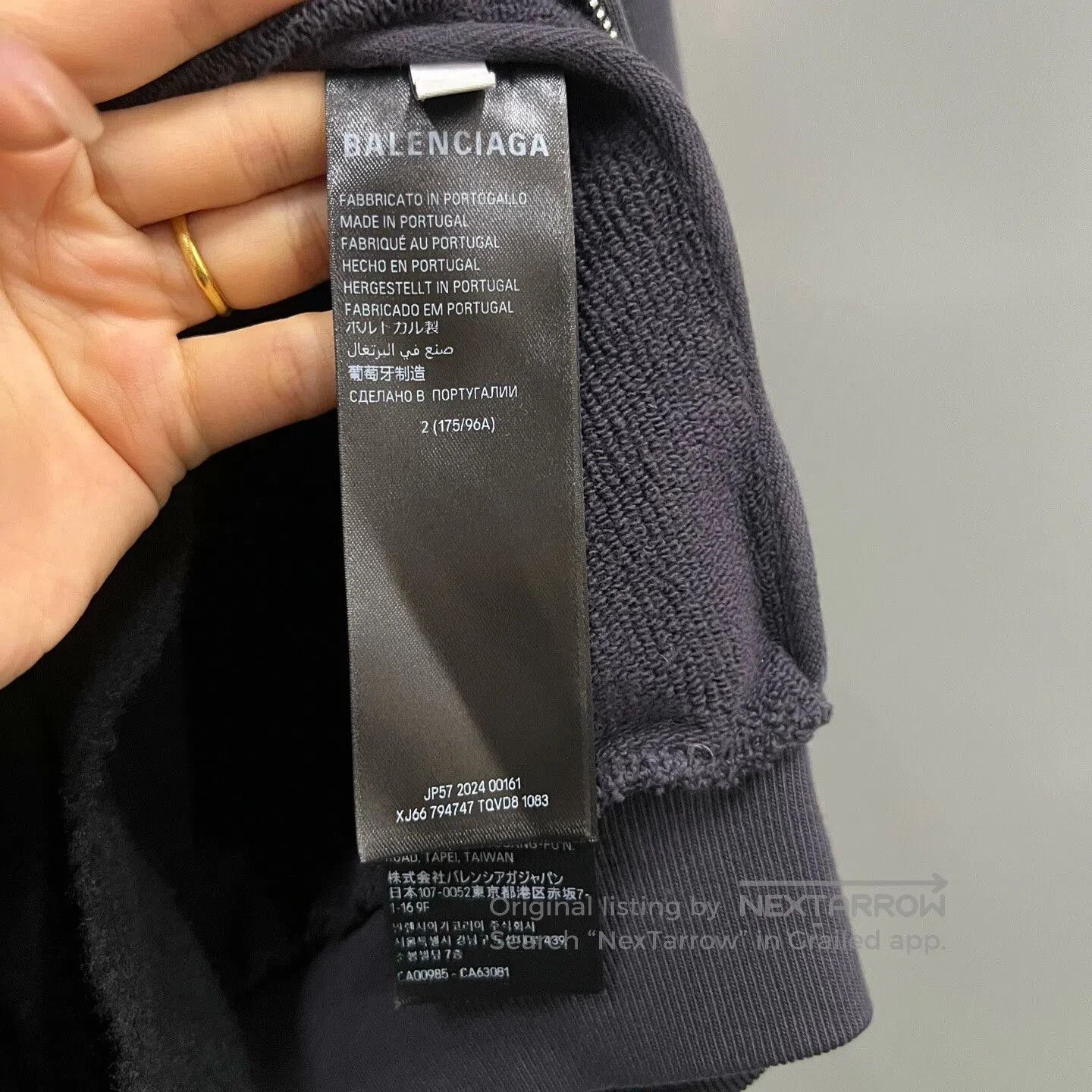 Balenciaga Balenciaga Distressed Zip Hoodie. Size US XS / EU 42 / 0 - 4 Thumbnail