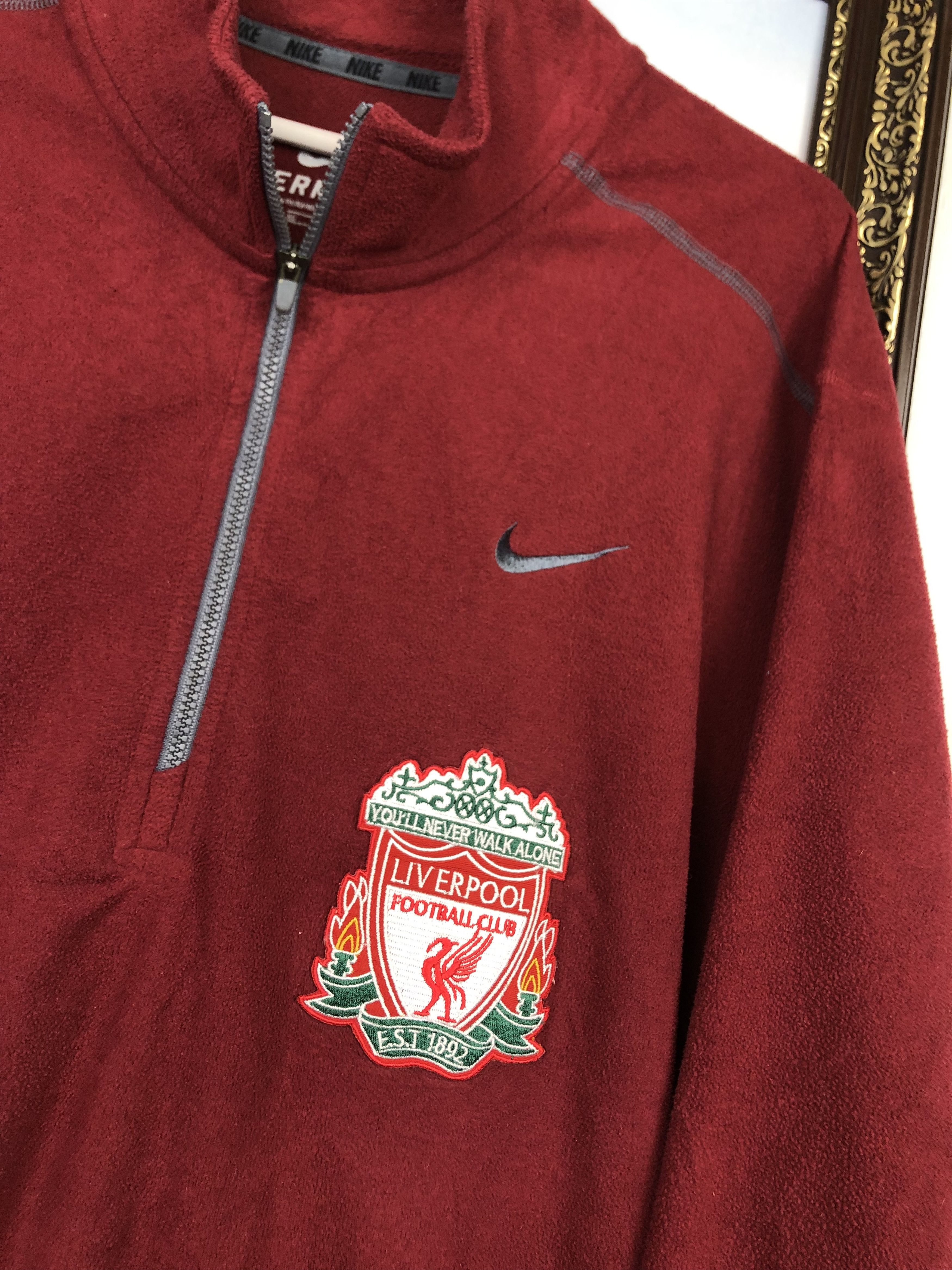 Nike Nike Liverpool Jacket Therma Fit Soccer Sweatshirt Warm Size US XL / EU 56 / 4 - 3 Thumbnail