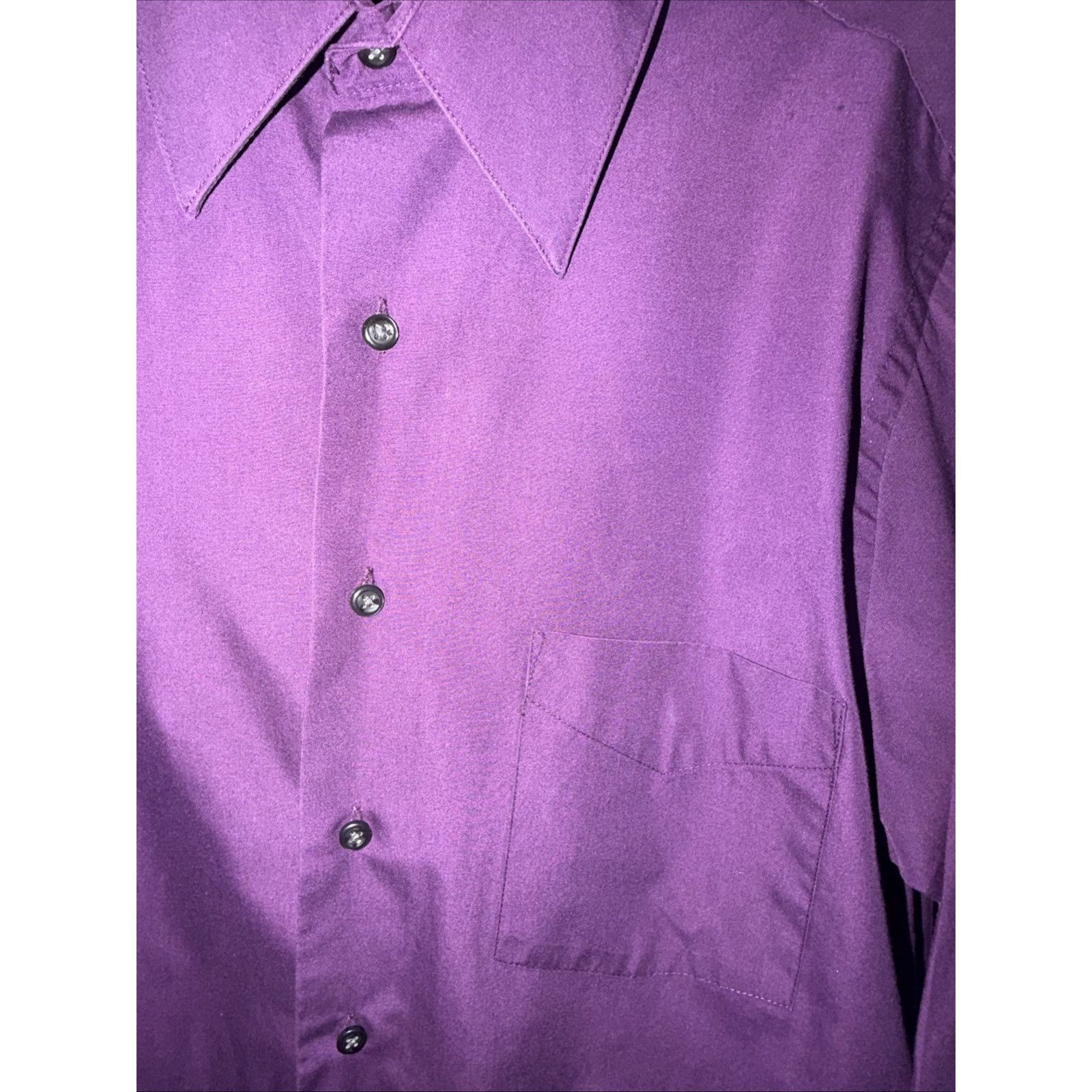Van Heusen Van Heusen Purple Dress Shirt Medium Size US M / EU 48-50 / 2 - 3 Thumbnail
