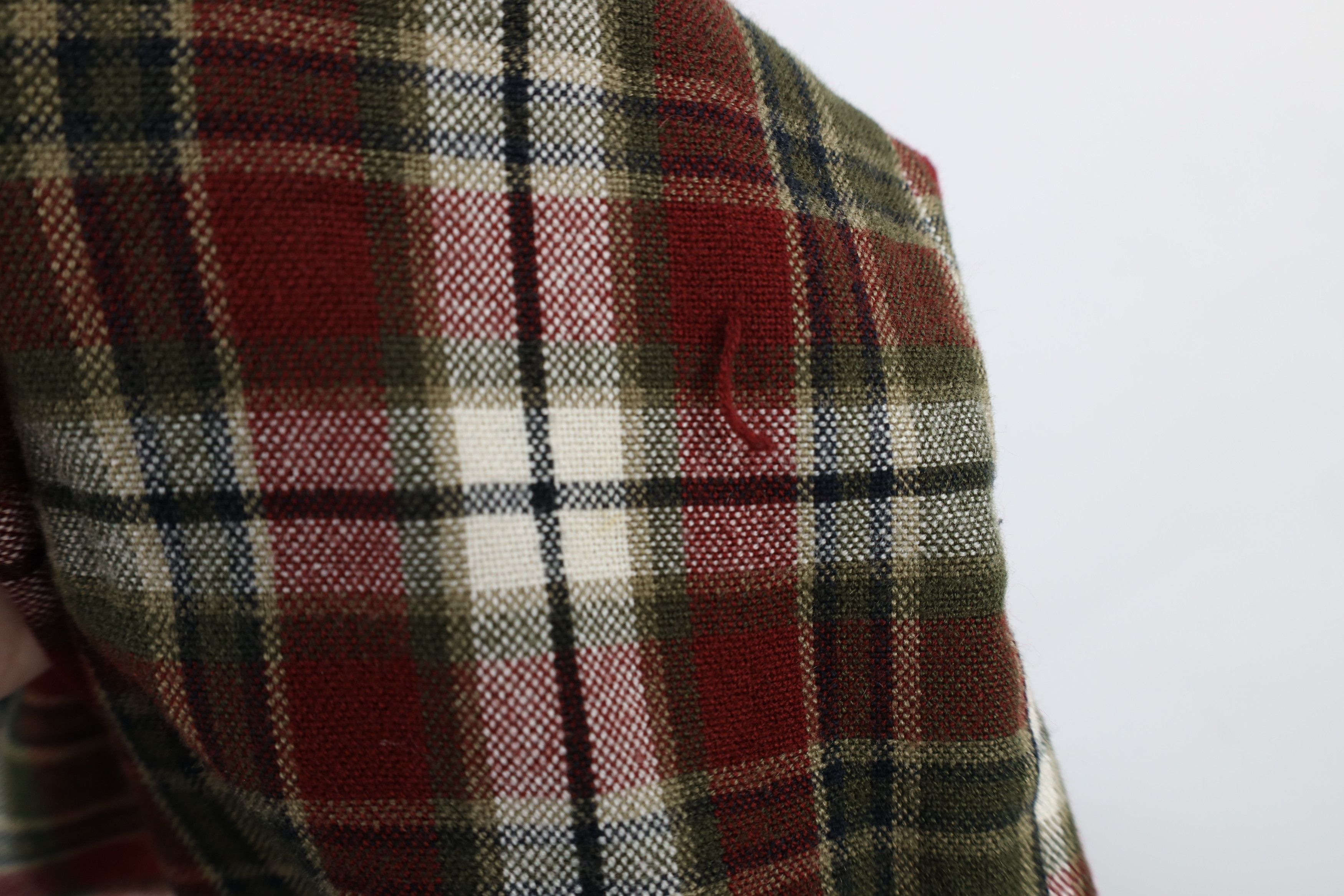 Vintage Vintage 90s Streetwear Knit Flannel Collared Button Shirt Size US XXL / EU 58 / 5 - 7 Thumbnail