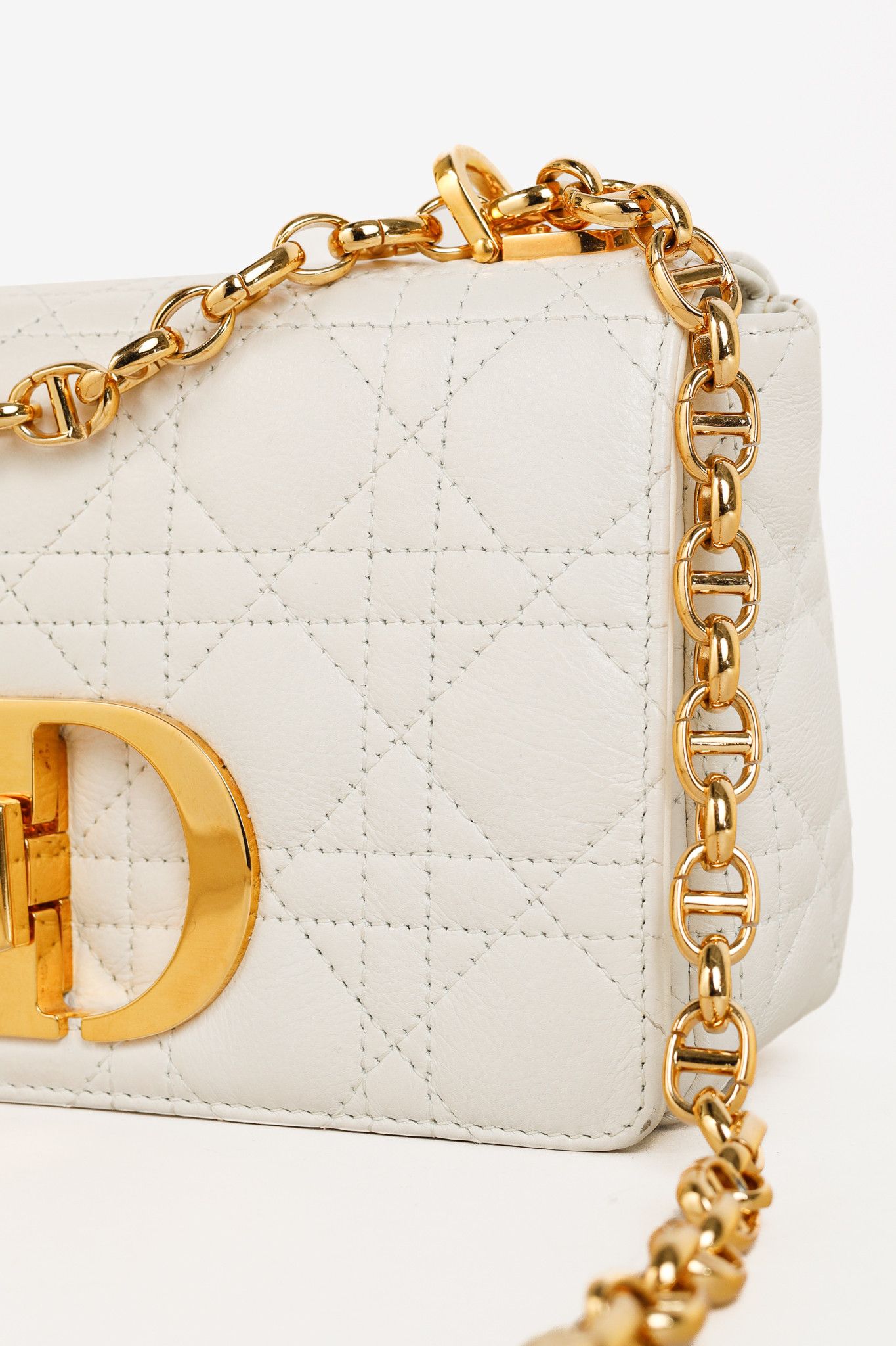 Dior Christian Dior Small Dior Caro Cannage Calfskin Crossbody Size ONE SIZE - 8 Thumbnail