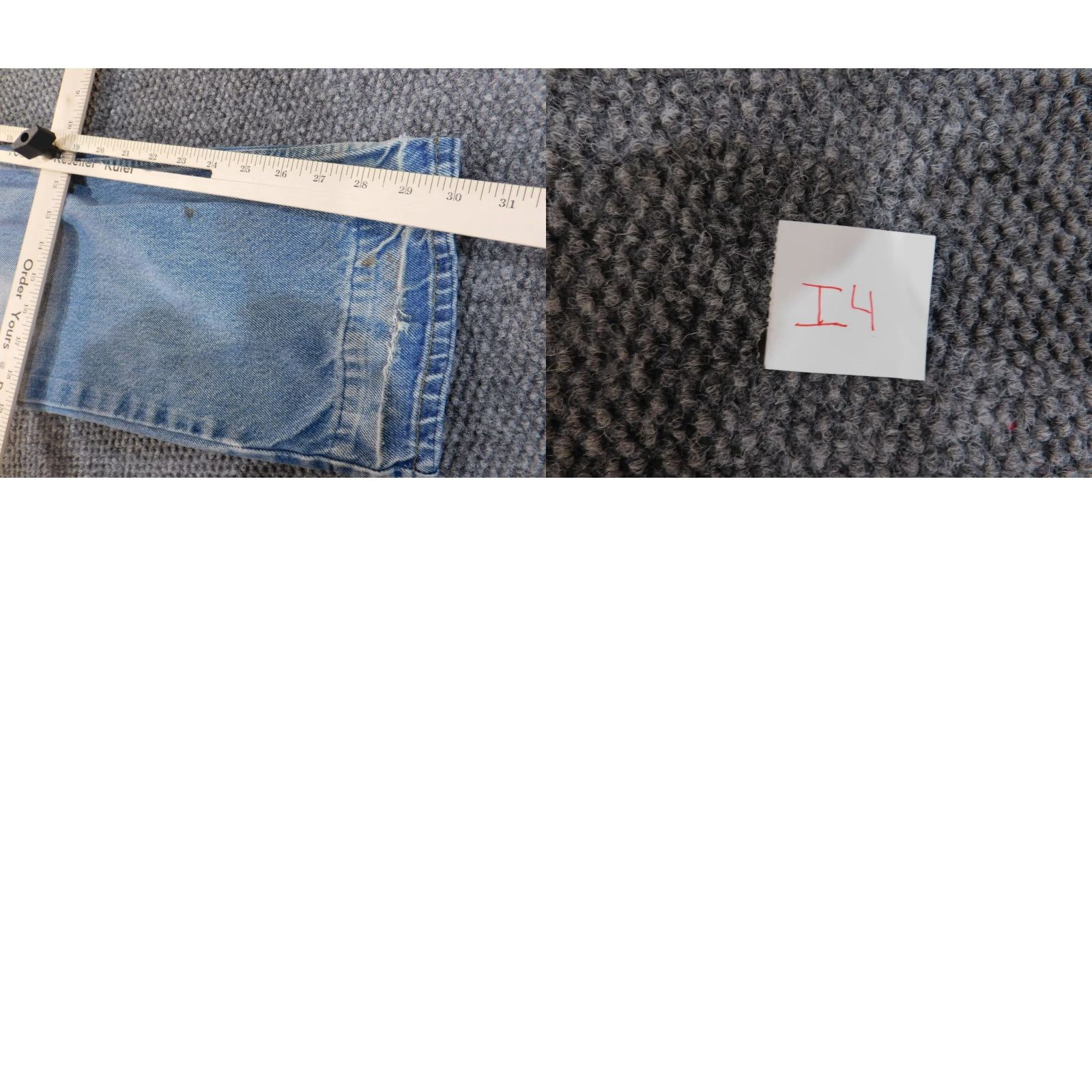 Vintage L.L. Bean Jeans Men Comfort Waist 34x32 Blue Straight Denim Regular Inseam 32 Zip Pockets Vintage Retro Style Straight Size US 34 / EU 50 - 9 Thumbnail