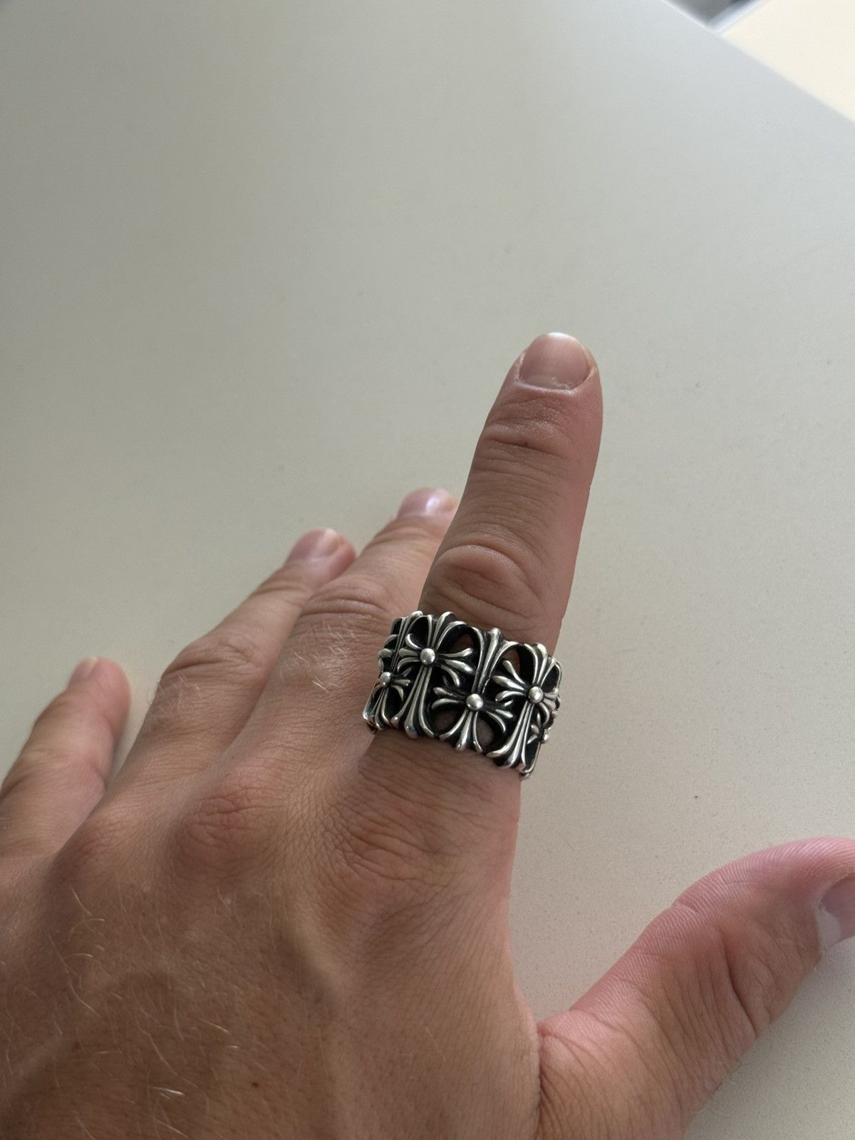 Chrome Hearts Chrome Hearts Cemetery ring sz12 | Grailed
