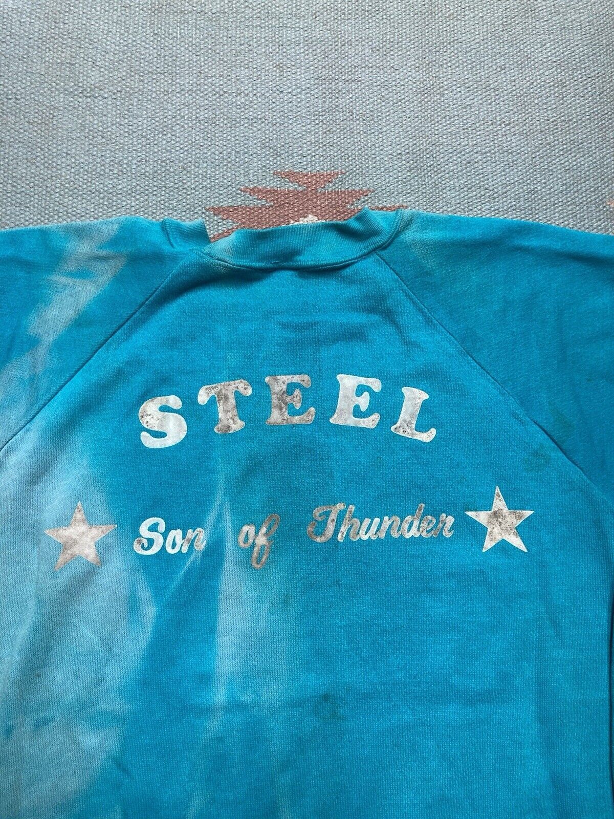 Vintage VTG 80s crewneck sweatshirt cadillac fade car double sided L Size US L / EU 52-54 / 3 - 7 Thumbnail