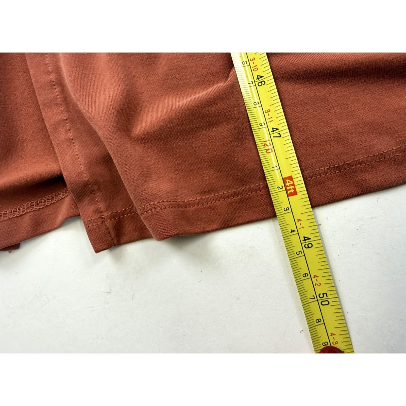 Madewell Madewell Dress Womens Small Brown T-Shirt Maxi Short Sleeve Side Slit Casual Size S / US 4 / IT 40 - 6 Thumbnail
