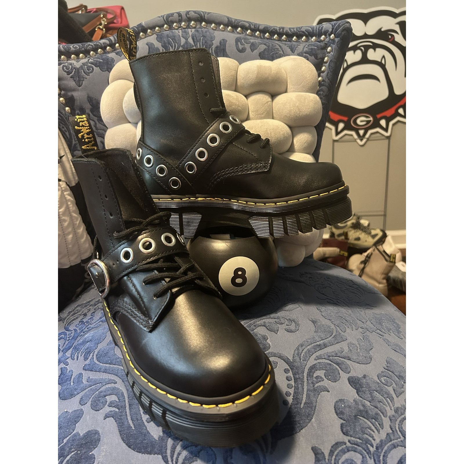 Dr. Martens Dr Martens Audrick 8BI HDW Hardware size 7/EU 38 NWOT Size US 7 / IT 37 - 1 Thumbnail