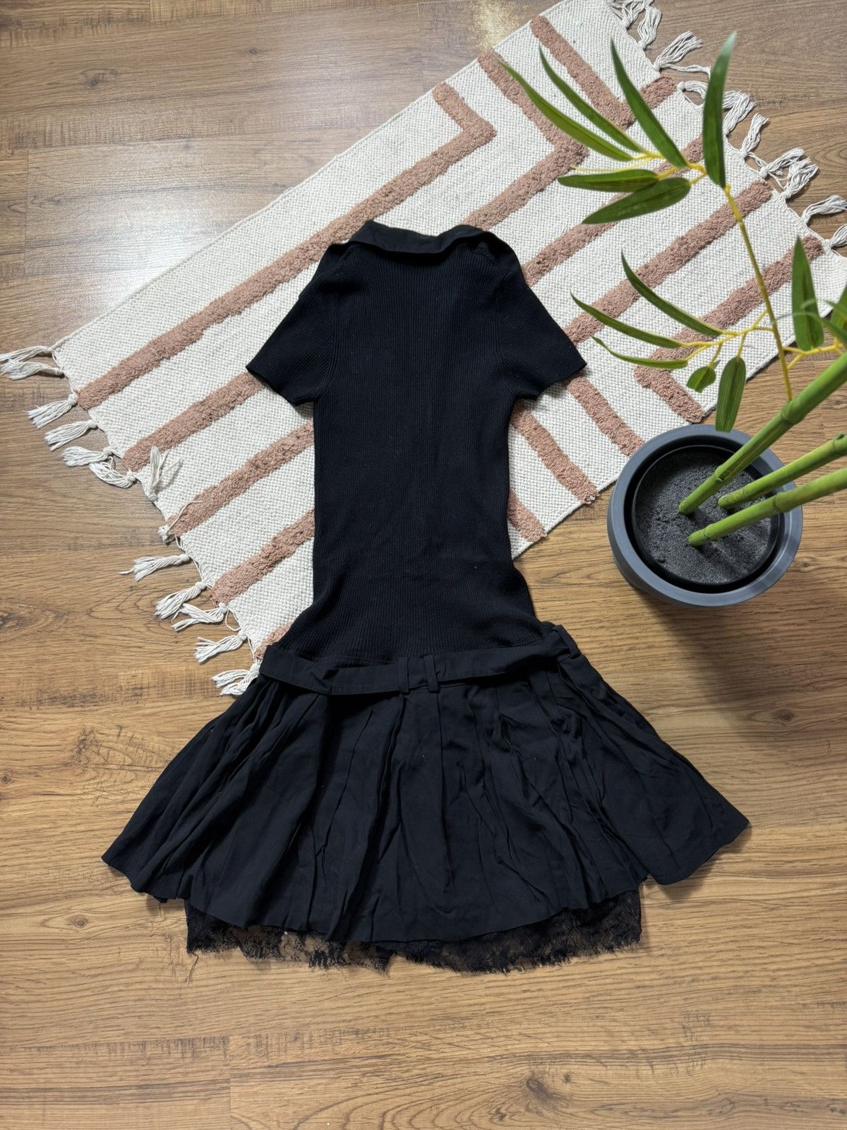 Liu Jo VINTAGE LIU-JO KNITTED LACE SHIRT DRESS Size M / US 6-8 / IT 42-44 - 4 Thumbnail