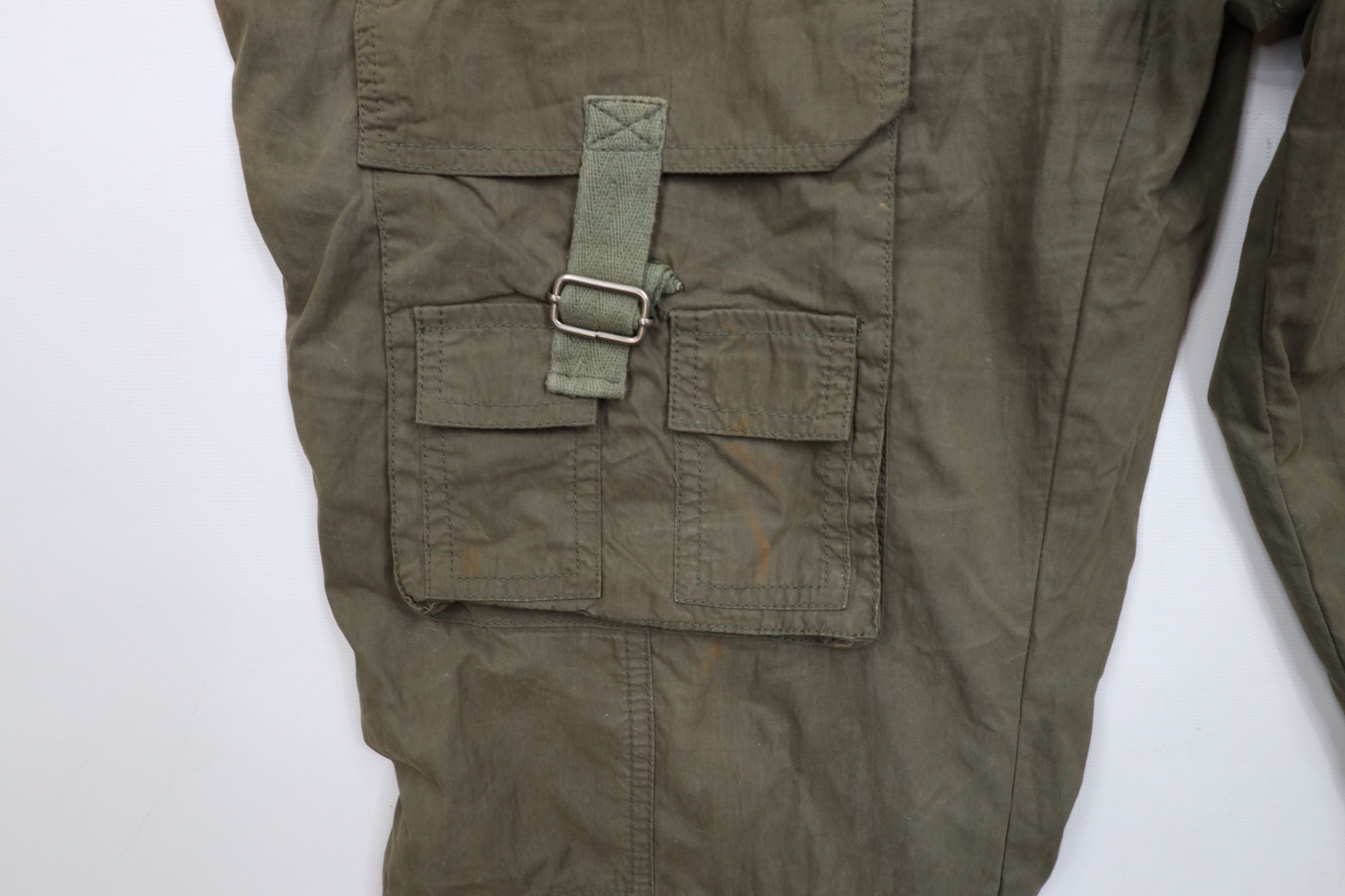 Vintage Vintage 90s Y2K Streetwear Goth Baggy Chain Cargo Pants Size 36" / US 14 / IT 50 - 7 Thumbnail