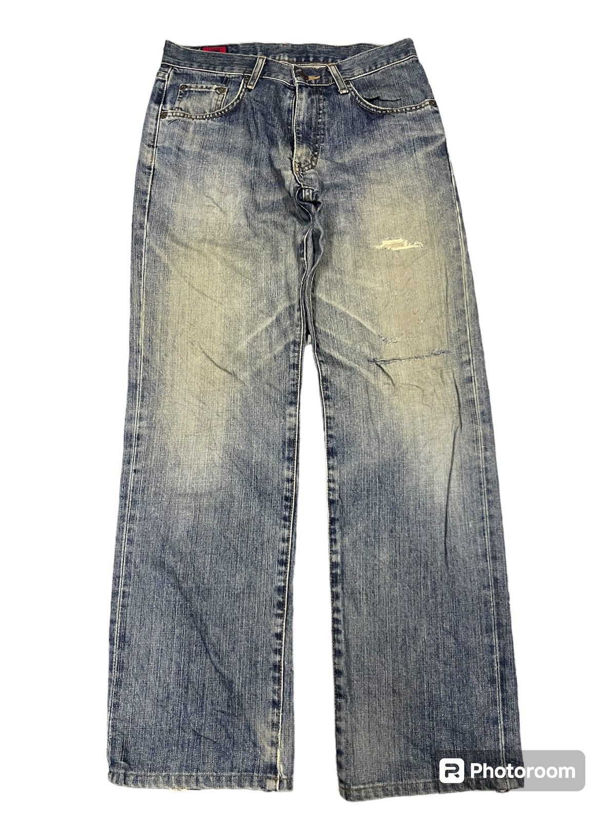 Edwin VINTAGE EDWIN 503 DISTRESSED JEANS 29x33 Size US 29 - 2 Thumbnail