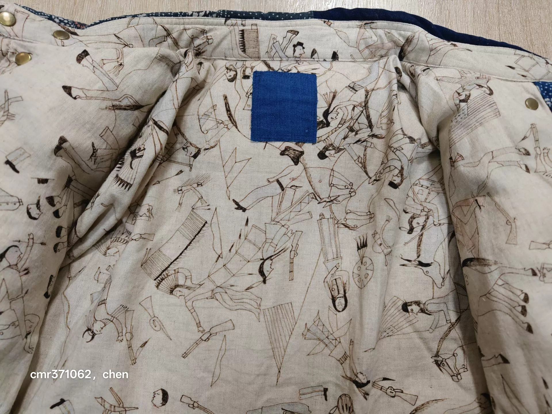 Visvim visvim20ICTKerchiefDownJktIndigo495NewOversizedWhite Size US XL / EU 56 / 4 - 8 Thumbnail