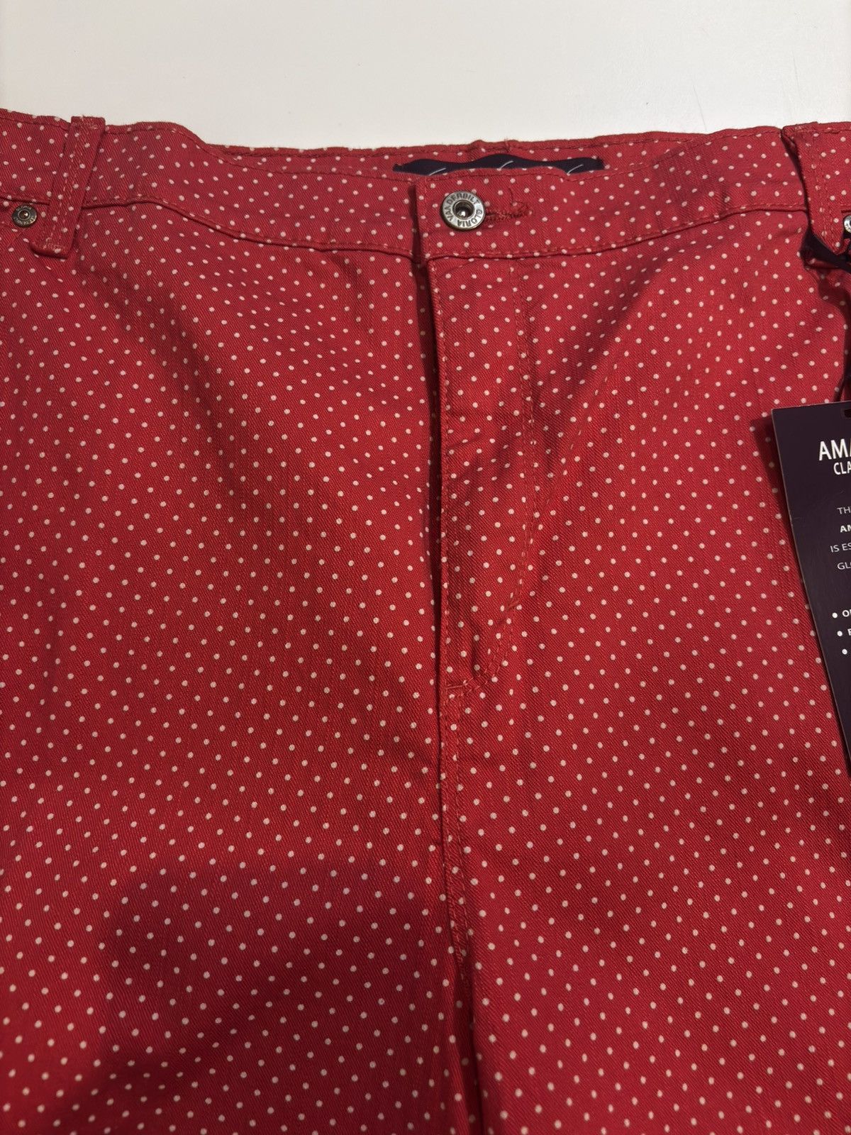 Gloria Vanderbilt Fruit punch polka dot Capri Pants.wp5656 Size 42" / US 20 - 5 Thumbnail