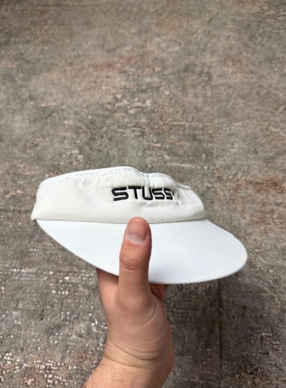 Stussy Vintage Stussy Cap Big Logo White Rare Y2K 90s Japan Style Size ONE SIZE - 2 Thumbnail