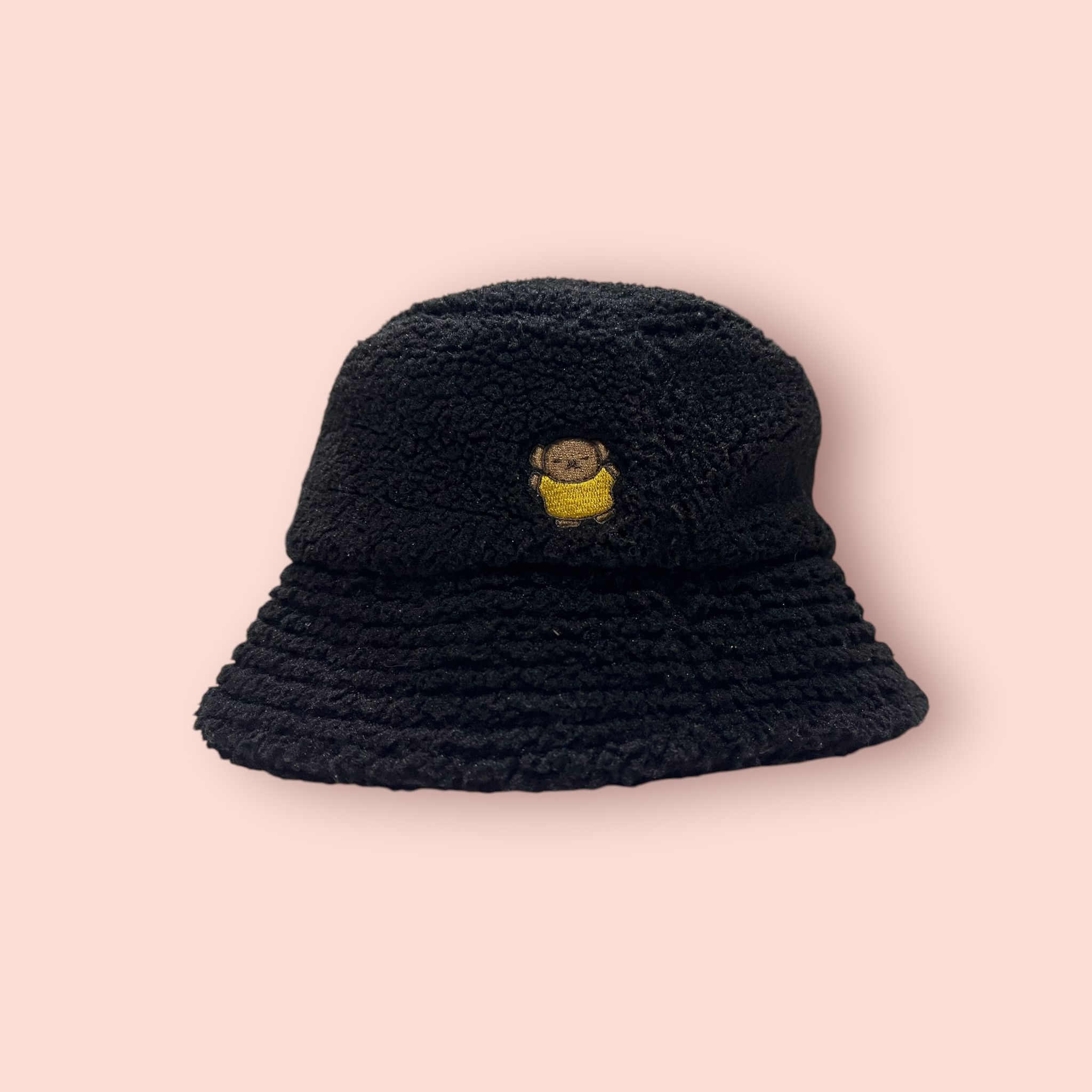 Anime × Cartoon Network × Japanese Brand EMBROIDERED MIFFY BEAR LOGO FLUFFY FLEECE BUCKET HAT Size ONE SIZE - 9 Thumbnail