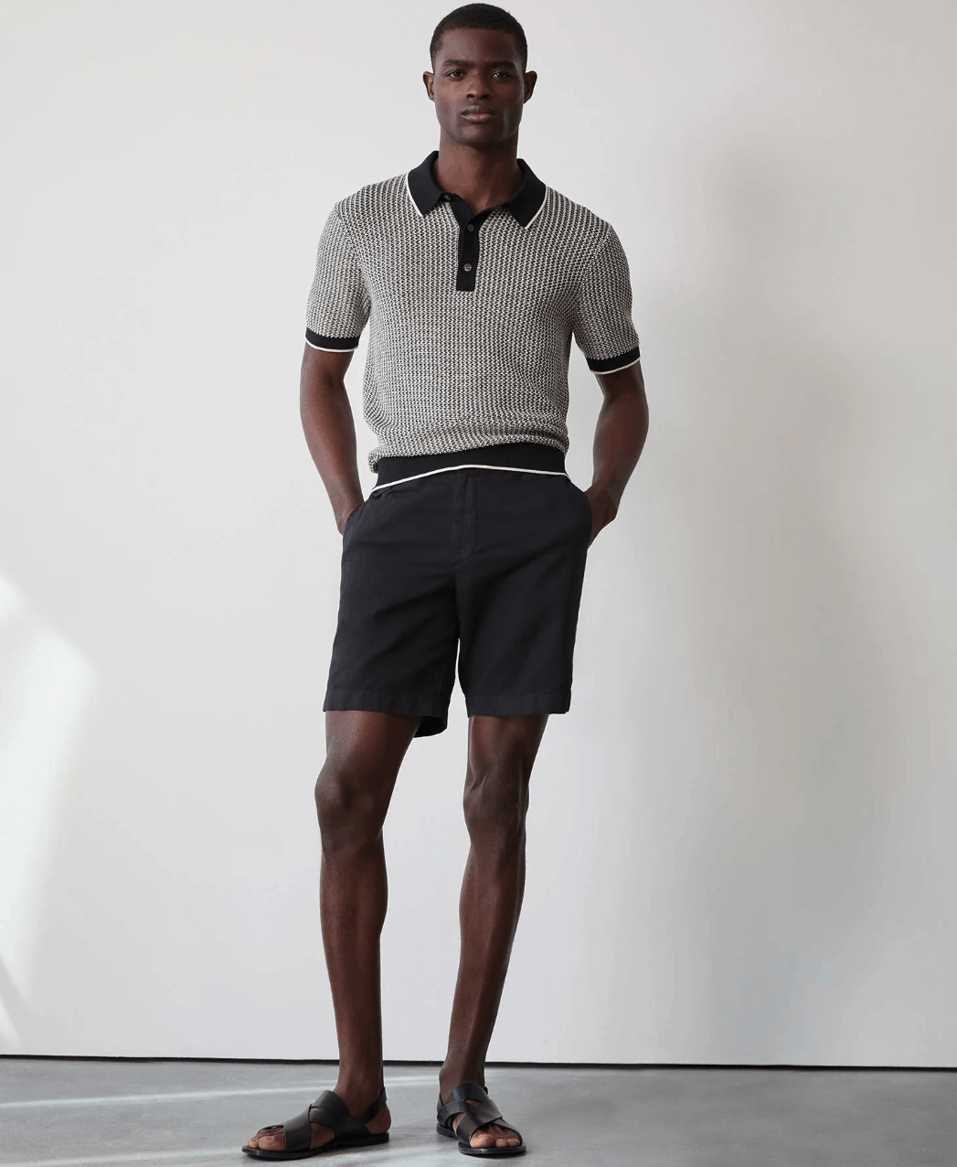 Todd Snyder Todd Snyder 7" Cotton-Linen Hudson Short BLACK $148 33" Size US 33 - 3 Thumbnail
