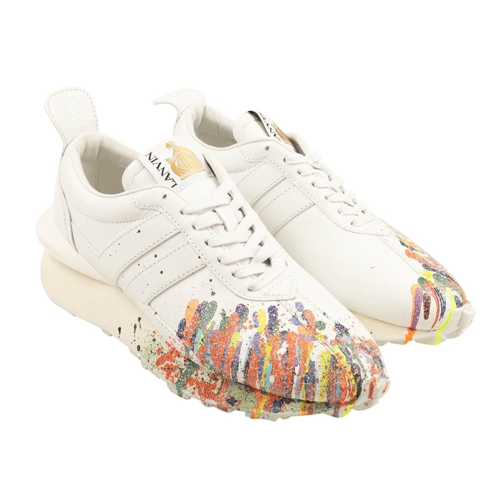 Gallery Dept. × Lanvin New Lanvin Gallery Dept. x Lanvin Painted Leather Sneakers Size US 9 / EU 42 - 3 Thumbnail