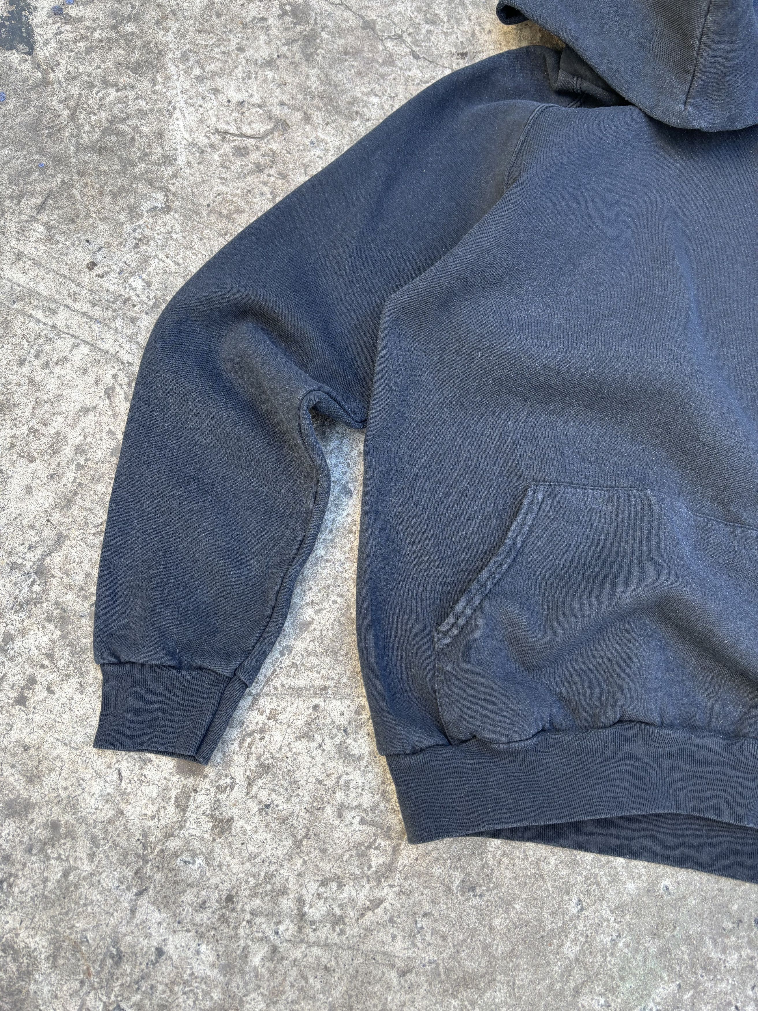 Vintage Vintage Screen Stars Black Blank Hoodie Size US S / EU 44-46 / 1 - 2 Thumbnail