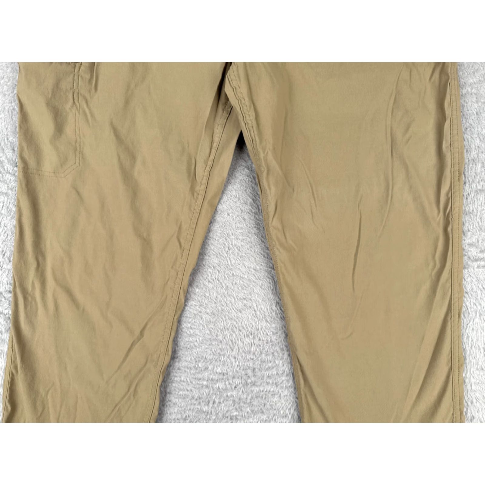 Vintage UB Tech Pants Men 38 Beige Straight Leg Cargo Pocket Nylon Hike Camp 38x30 Size US 38 / EU 54 - 3 Thumbnail