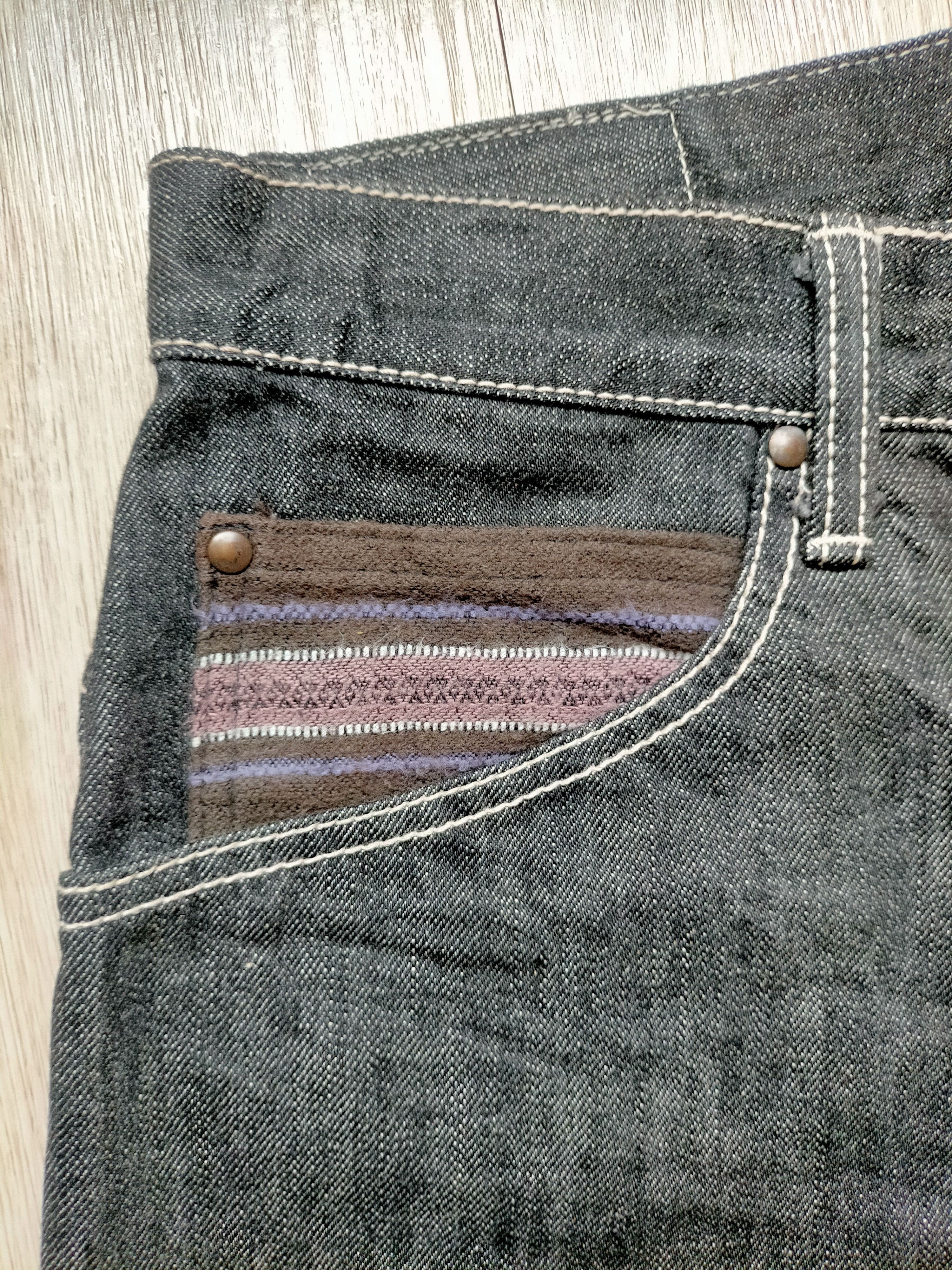 Hysteric Glamour Concave attempt Blanket Navajo style Single pocket jeans Size US 32 / EU 48 - 16 Thumbnail