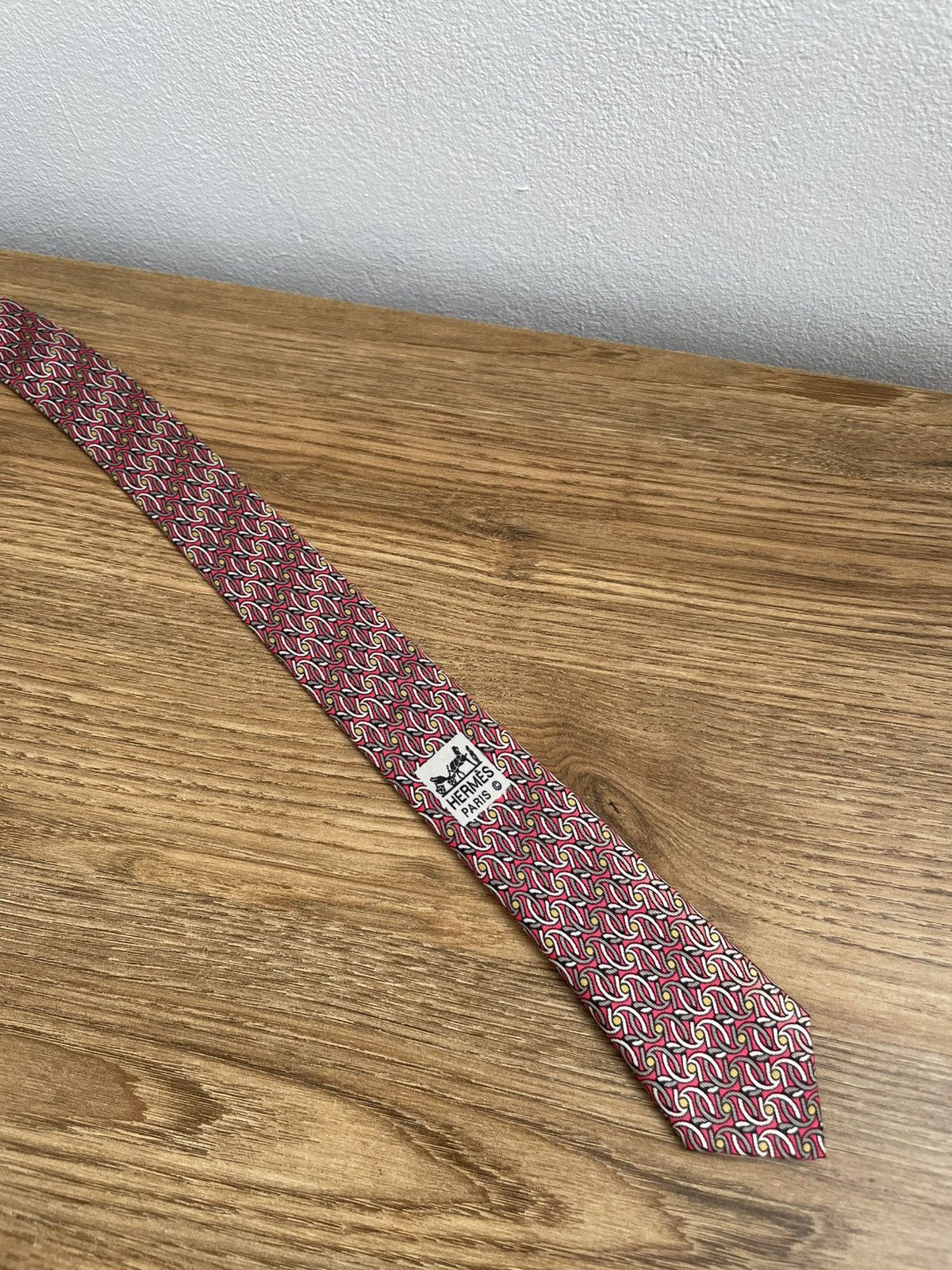 Hermes Hermes Paris Vintage 90s 100% Silk Tie Made France 7454 HA Size ONE SIZE - 19 Thumbnail