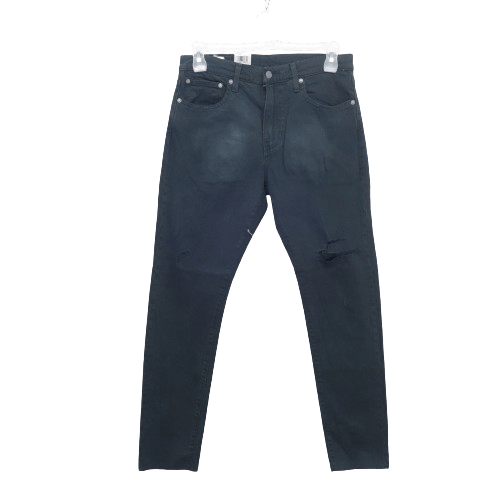 Levi's Lot 512 Slim Taper Ripped Skate Raw Hem Denim Jeans 32 x 32 Size US 32 / EU 48 - 1 Thumbnail