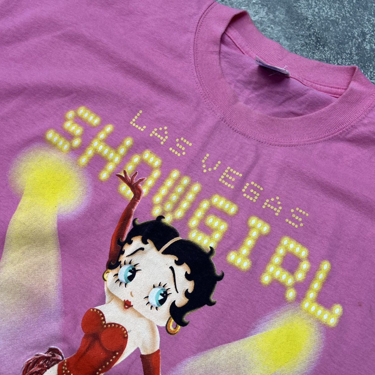 Cartoon Network Vintage Betty Boop 2001 Big Logo Las vegas cartoon tee Size US XL / EU 56 / 4 - 3 Thumbnail