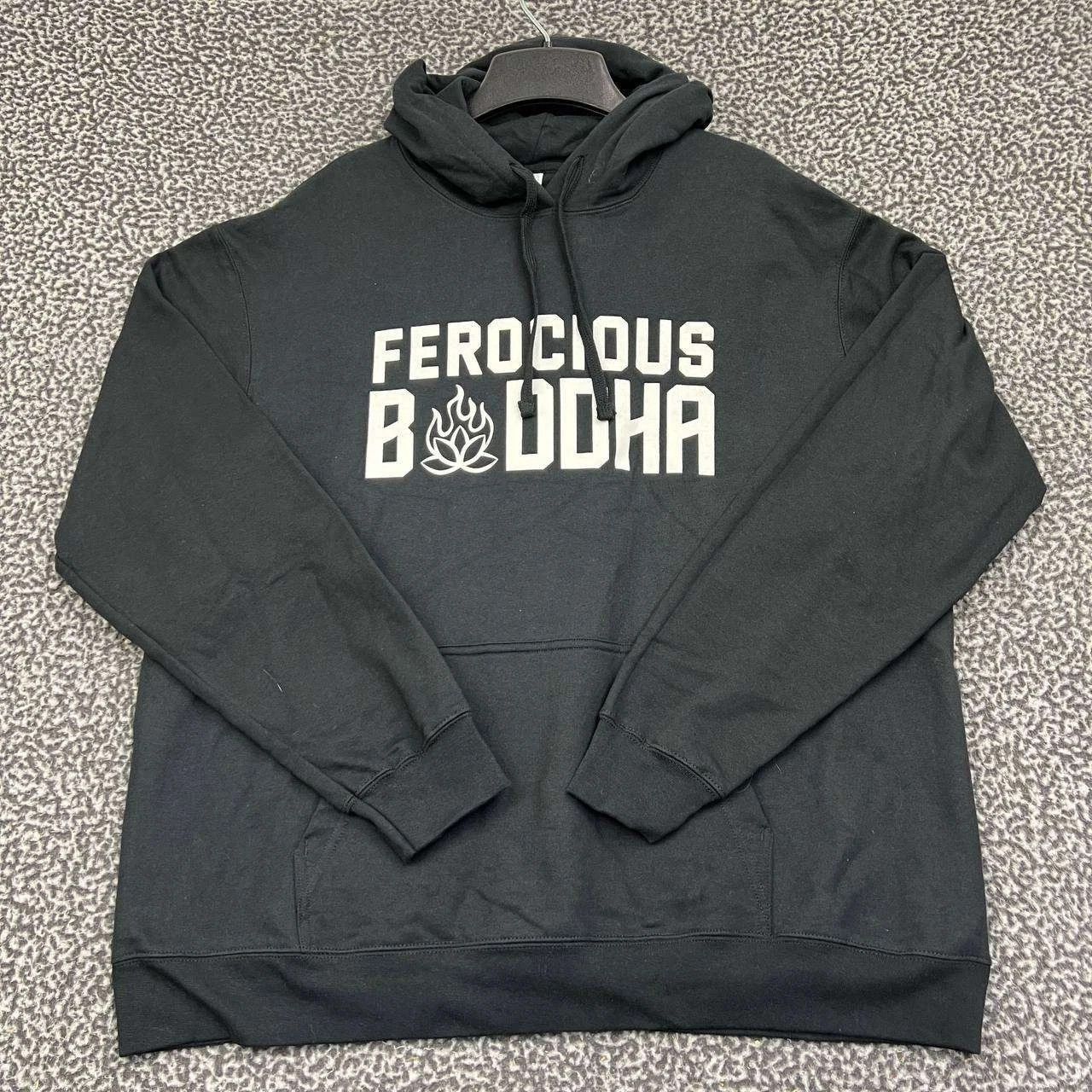 Port & Company Ferocious Buddha Hoodie Men Pullover Long Sleeve XL Size US XL / EU 56 / 4 - 1 Thumbnail