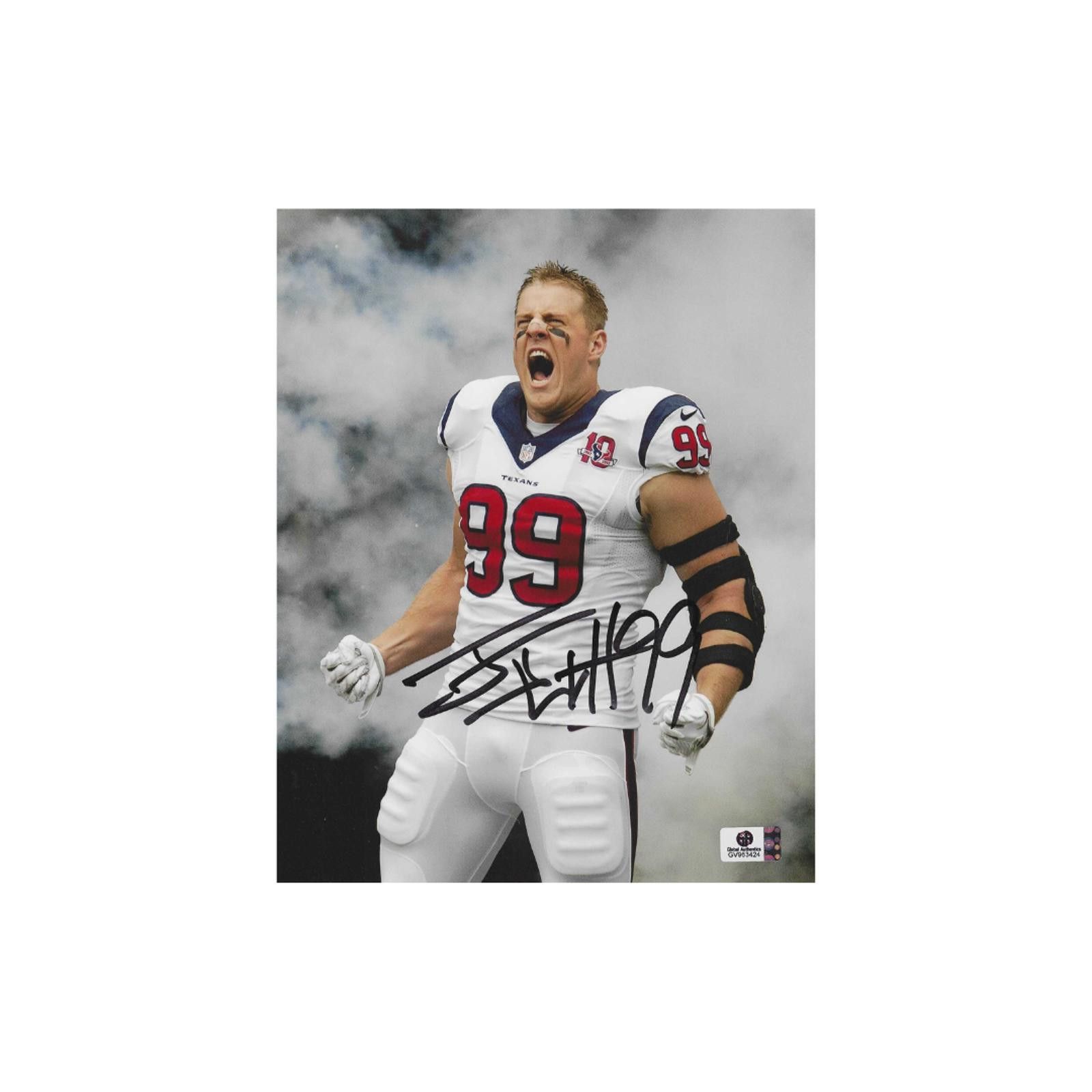 Other J.J. Watt Houston Texans Autographed 8x10 Photo coa W/Frame Size ONE SIZE - 3 Thumbnail