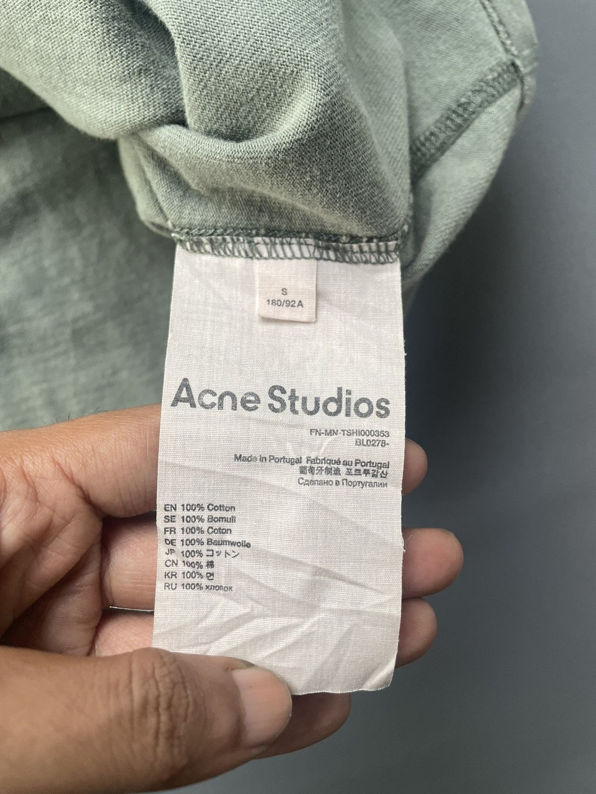Acne Studios Acne Studios Logo Oversized Size US S / EU 44-46 / 1 - 5 Thumbnail