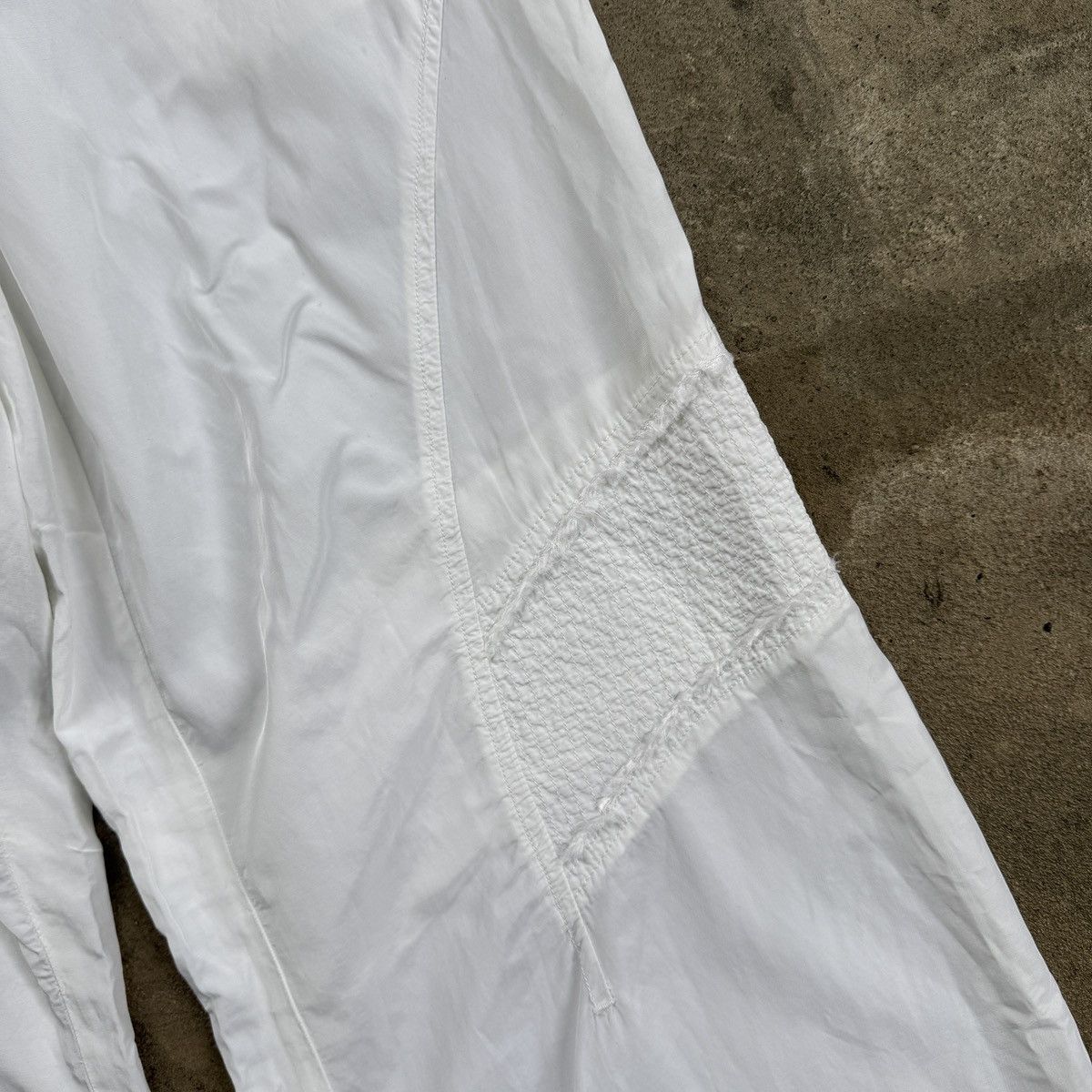 Versace × Vintage Vintage Versace Sport White Nylon Track Bridge Pants Size 32" / US 10 / IT 46 - 6 Thumbnail